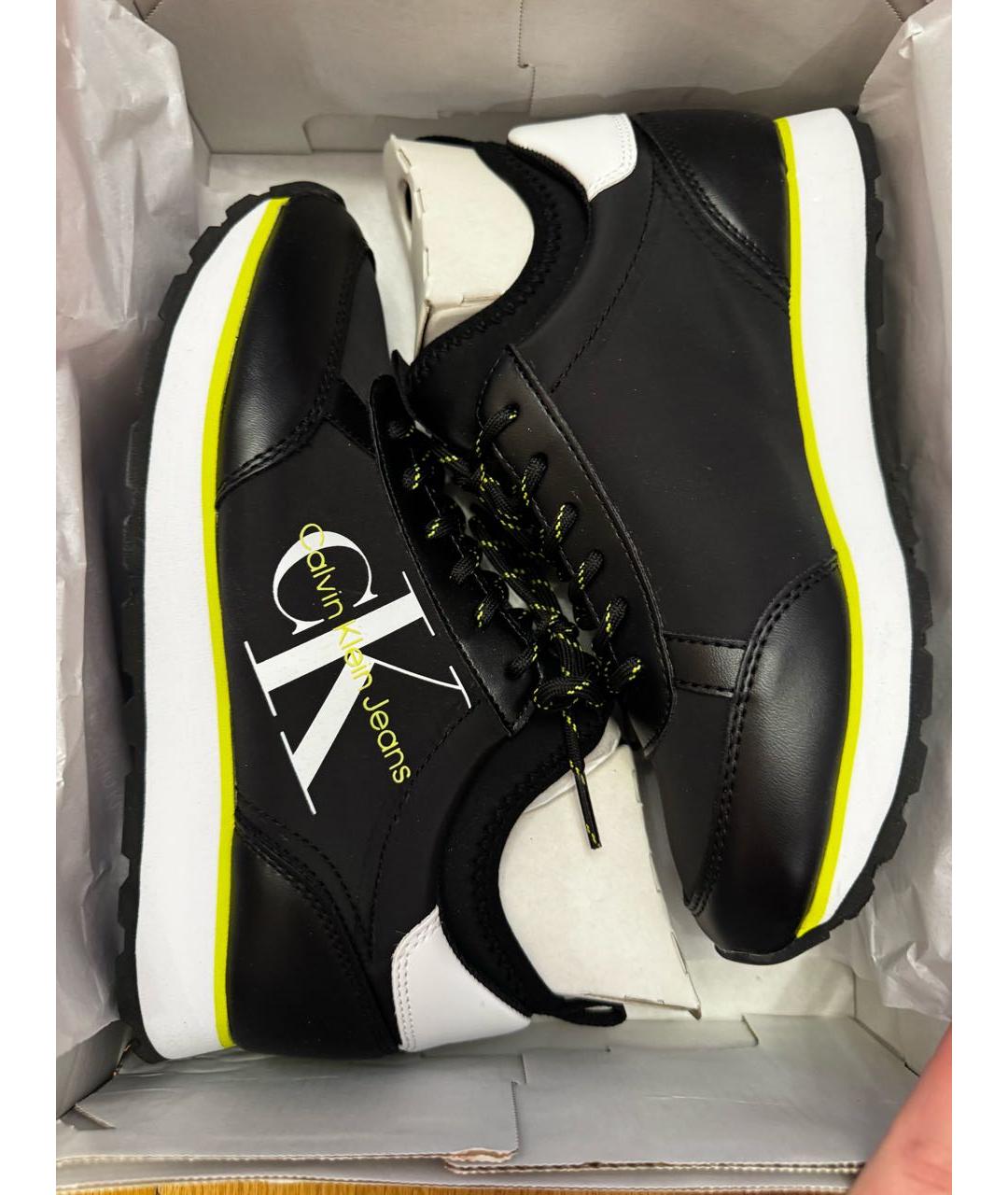 CALVIN KLEIN Черные кроссовки, фото 2