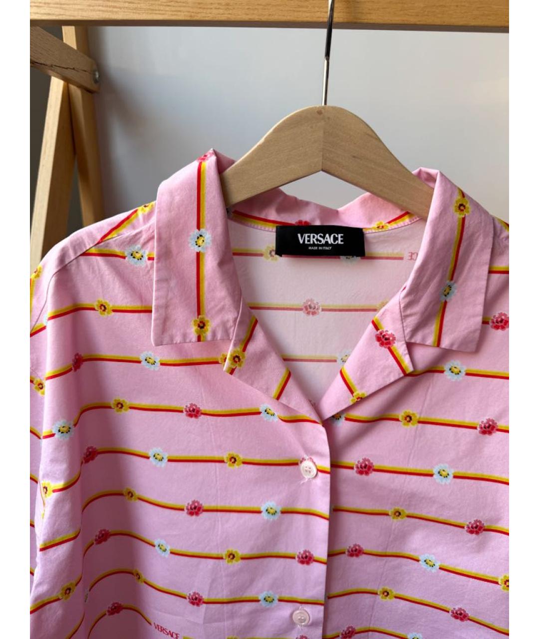 VERSACE Розовый хлопковый комплект, фото 2