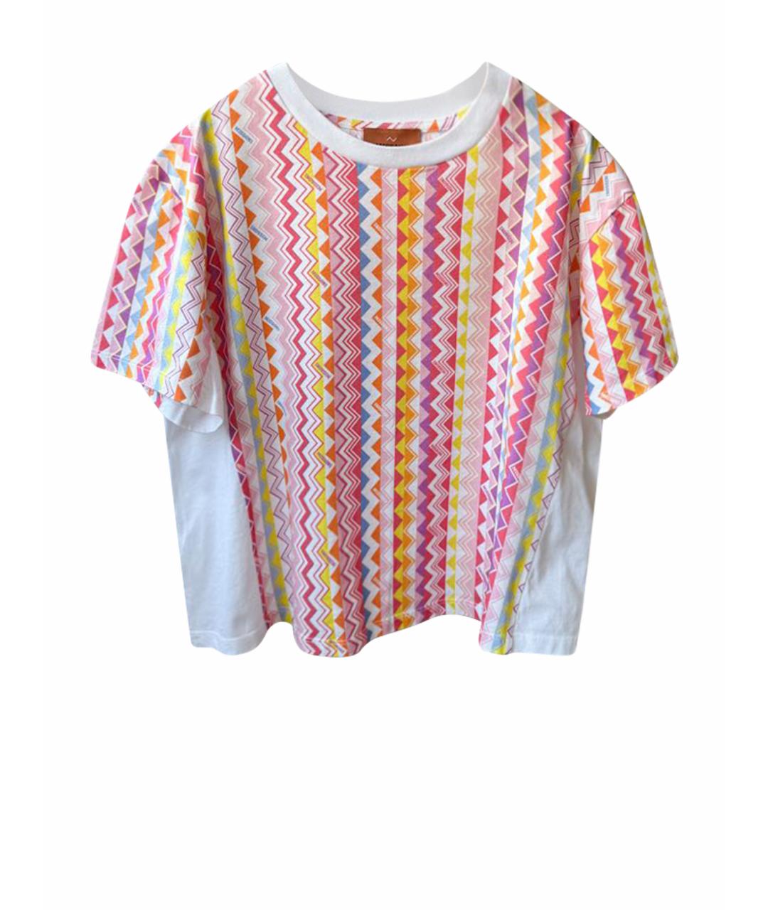 MISSONI Розовый хлопковый детская футболка / топ, фото 1