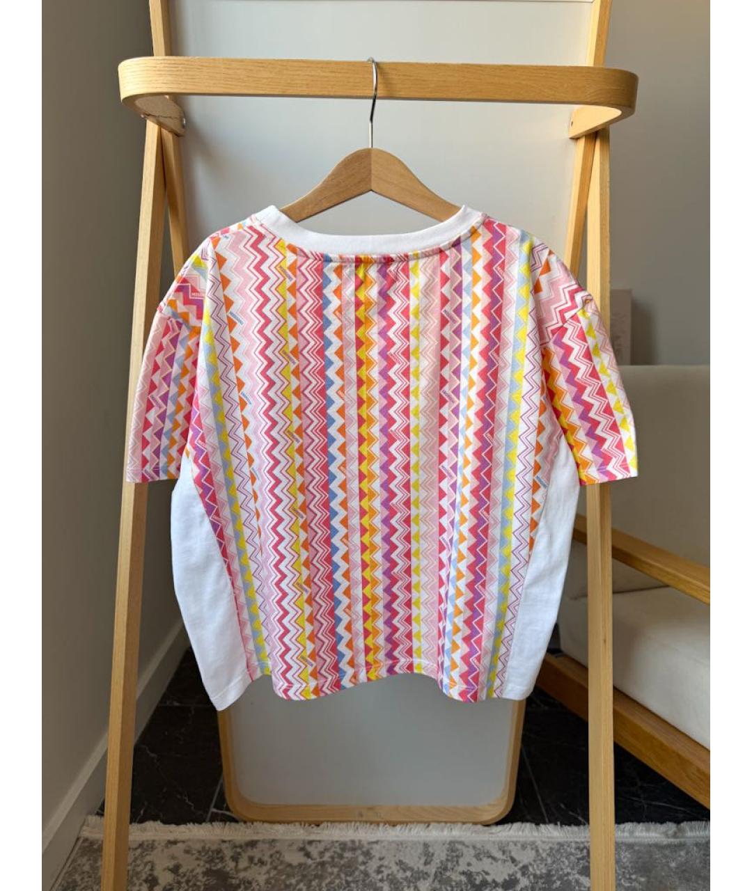 MISSONI Розовый хлопковый детская футболка / топ, фото 2