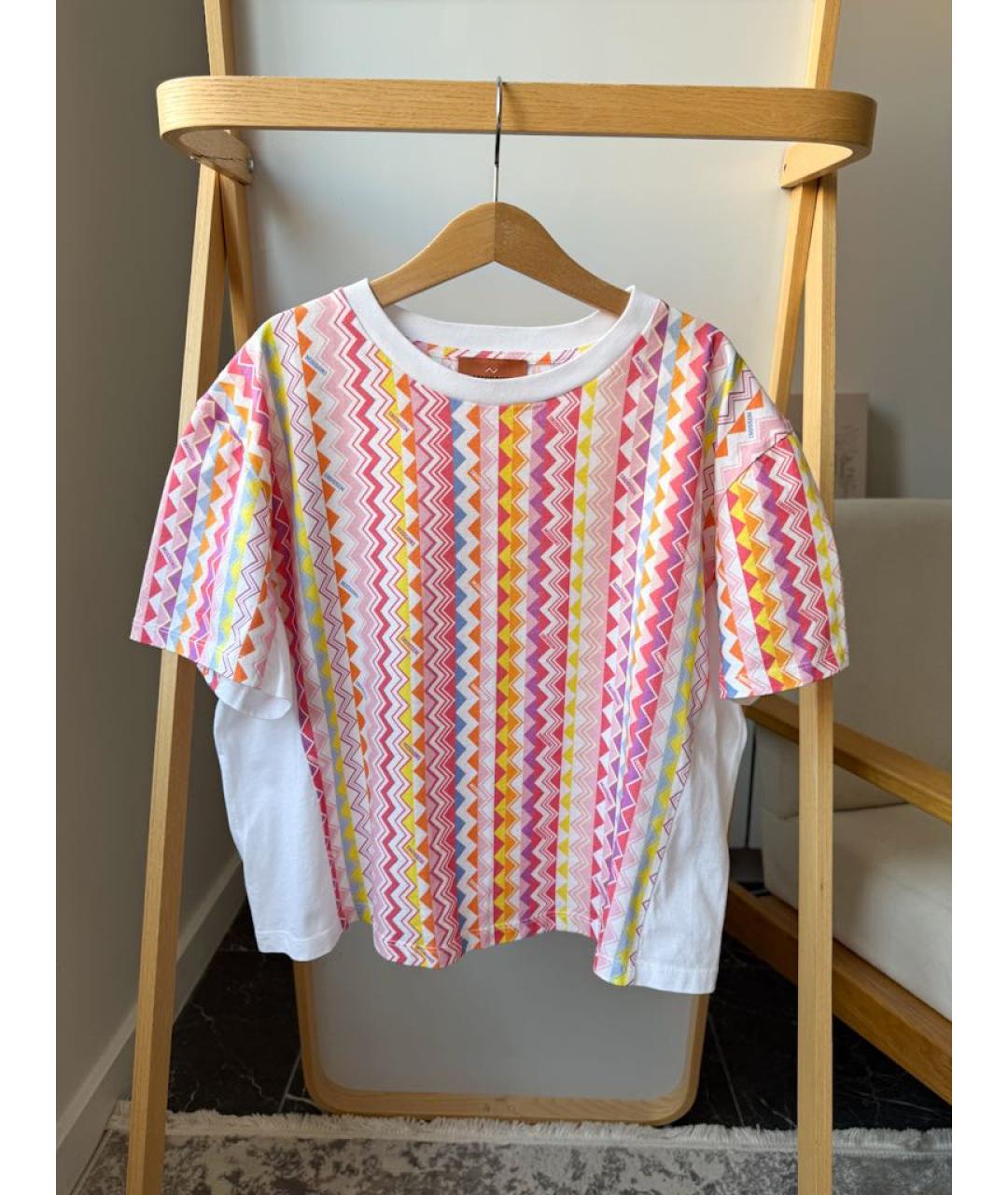 MISSONI Розовый хлопковый детская футболка / топ, фото 5