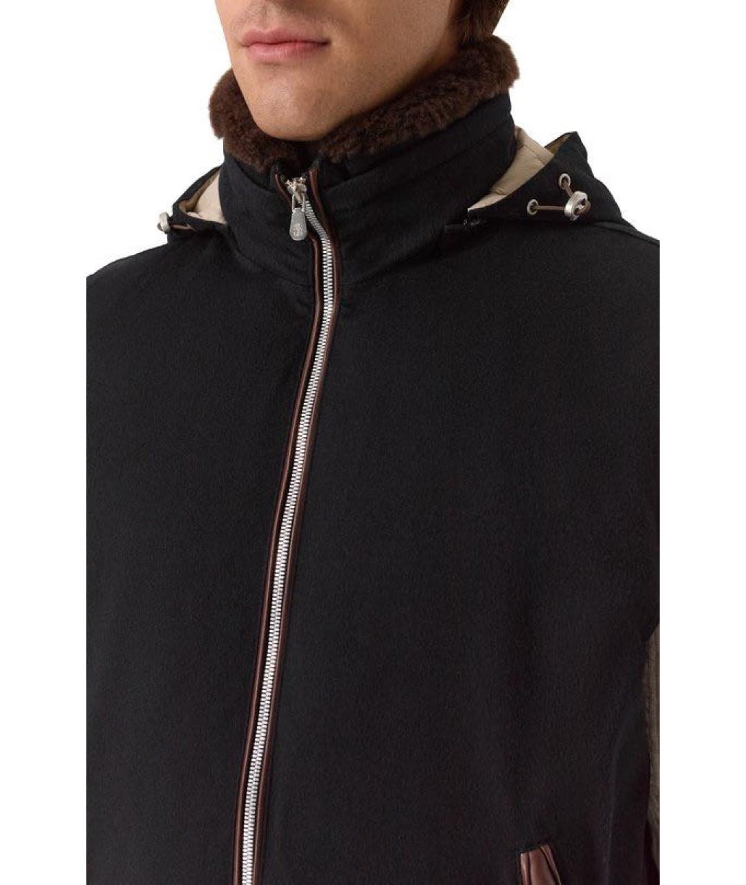 BRUNELLO CUCINELLI Черный шерстяной жилет, фото 8