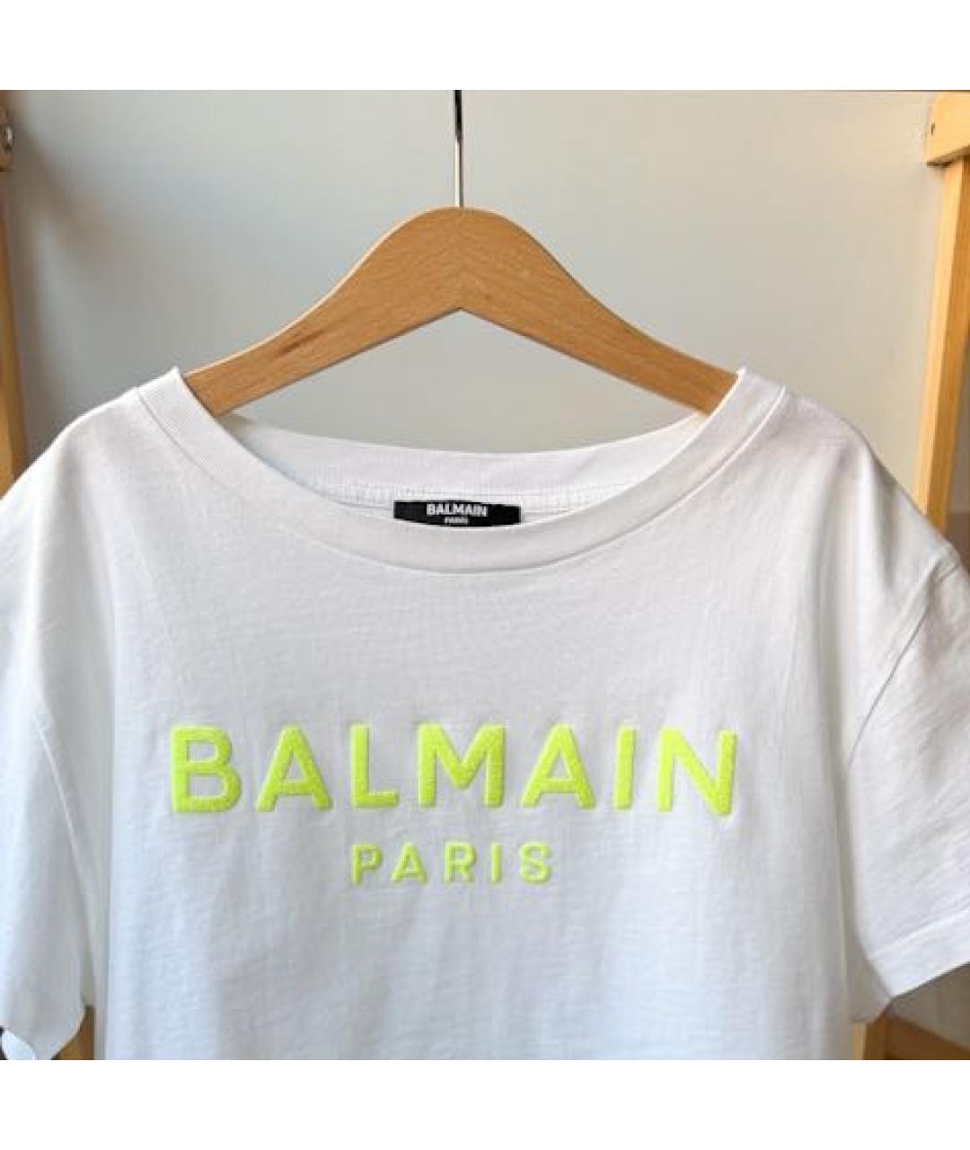 BALMAIN Белый хлопковый детская футболка / топ, фото 3