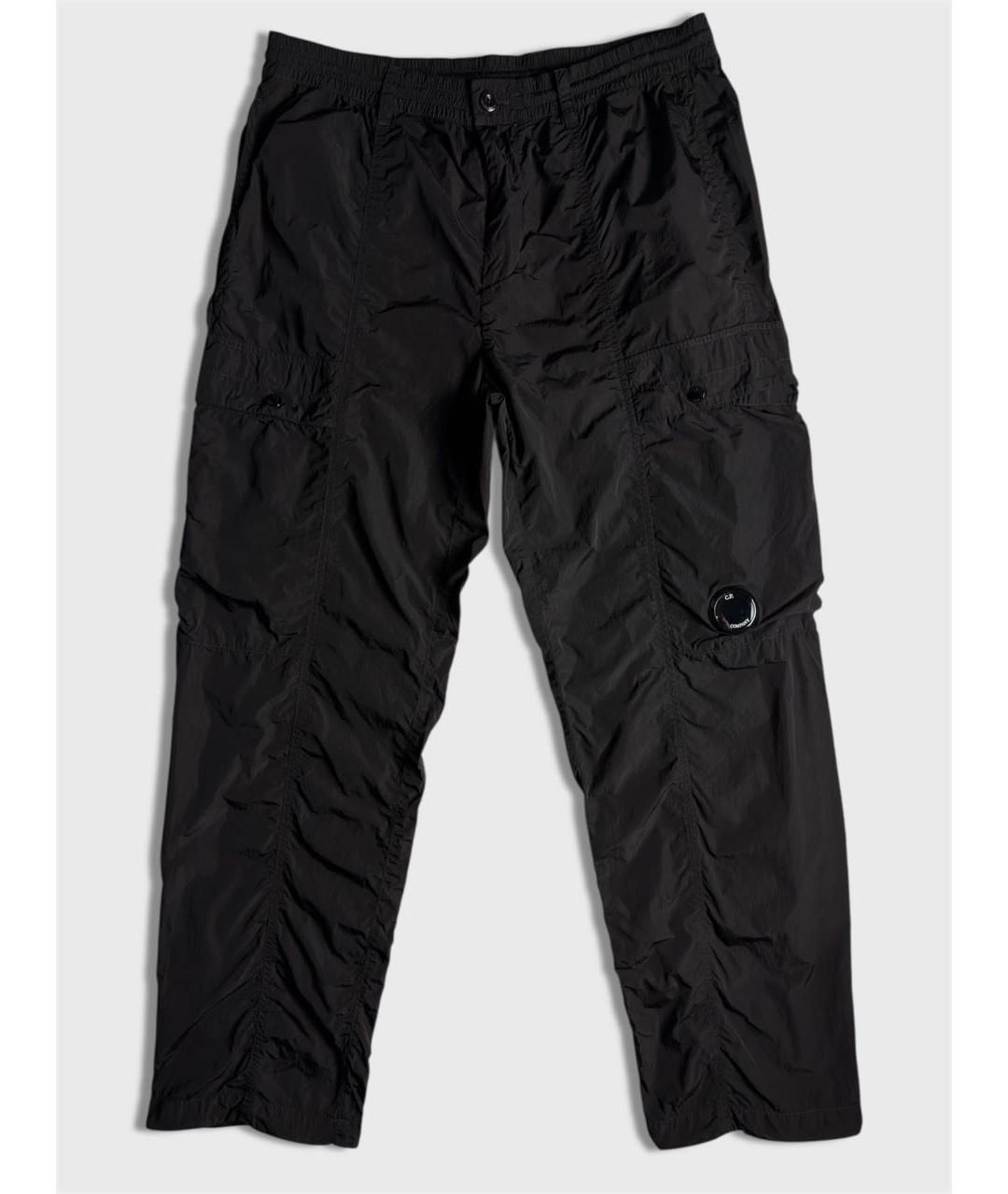 CP COMPANY Черные полиамидовые повседневные брюки, фото 6