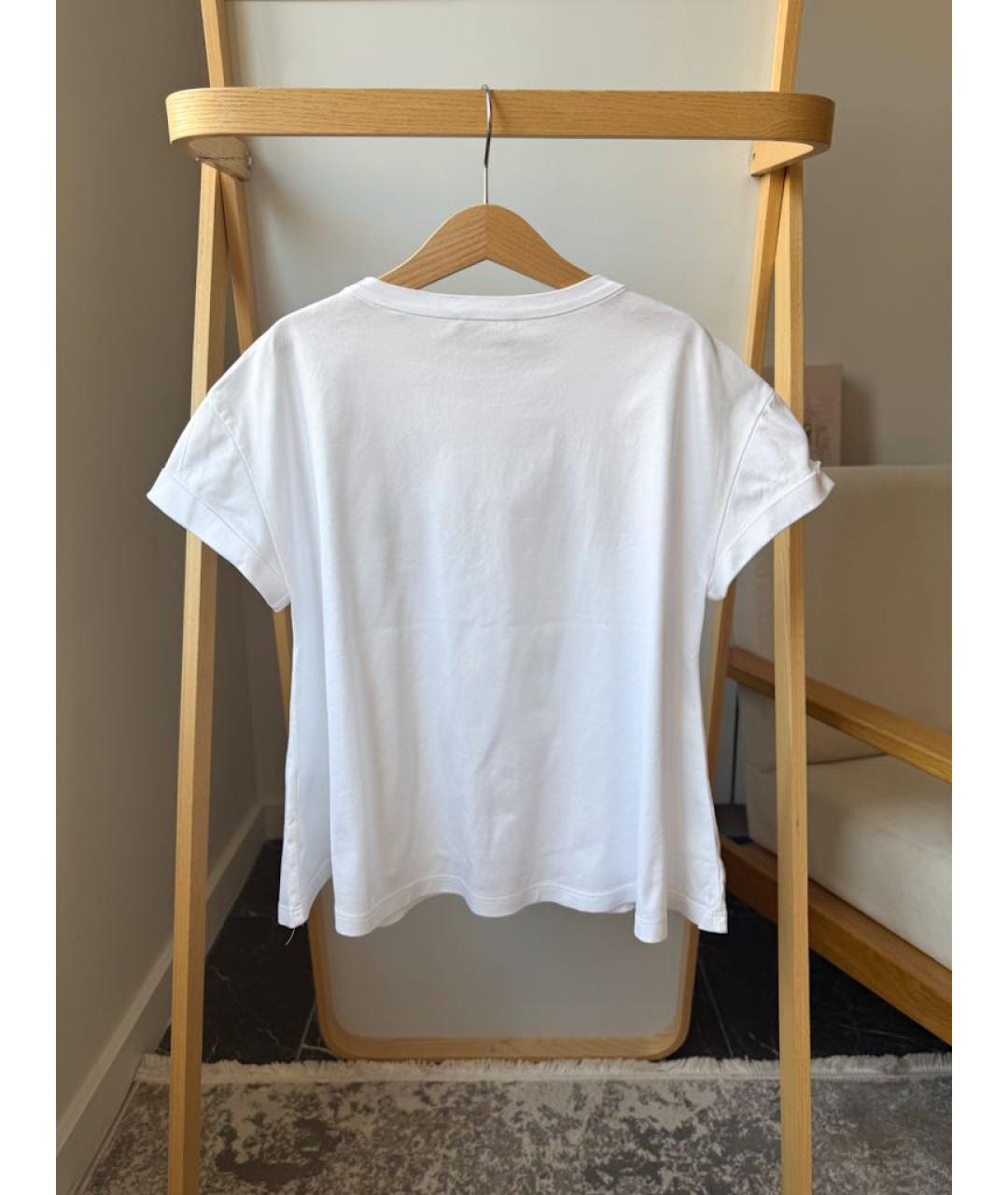 BRUNELLO CUCINELLI Белый хлопковый детская футболка / топ, фото 2