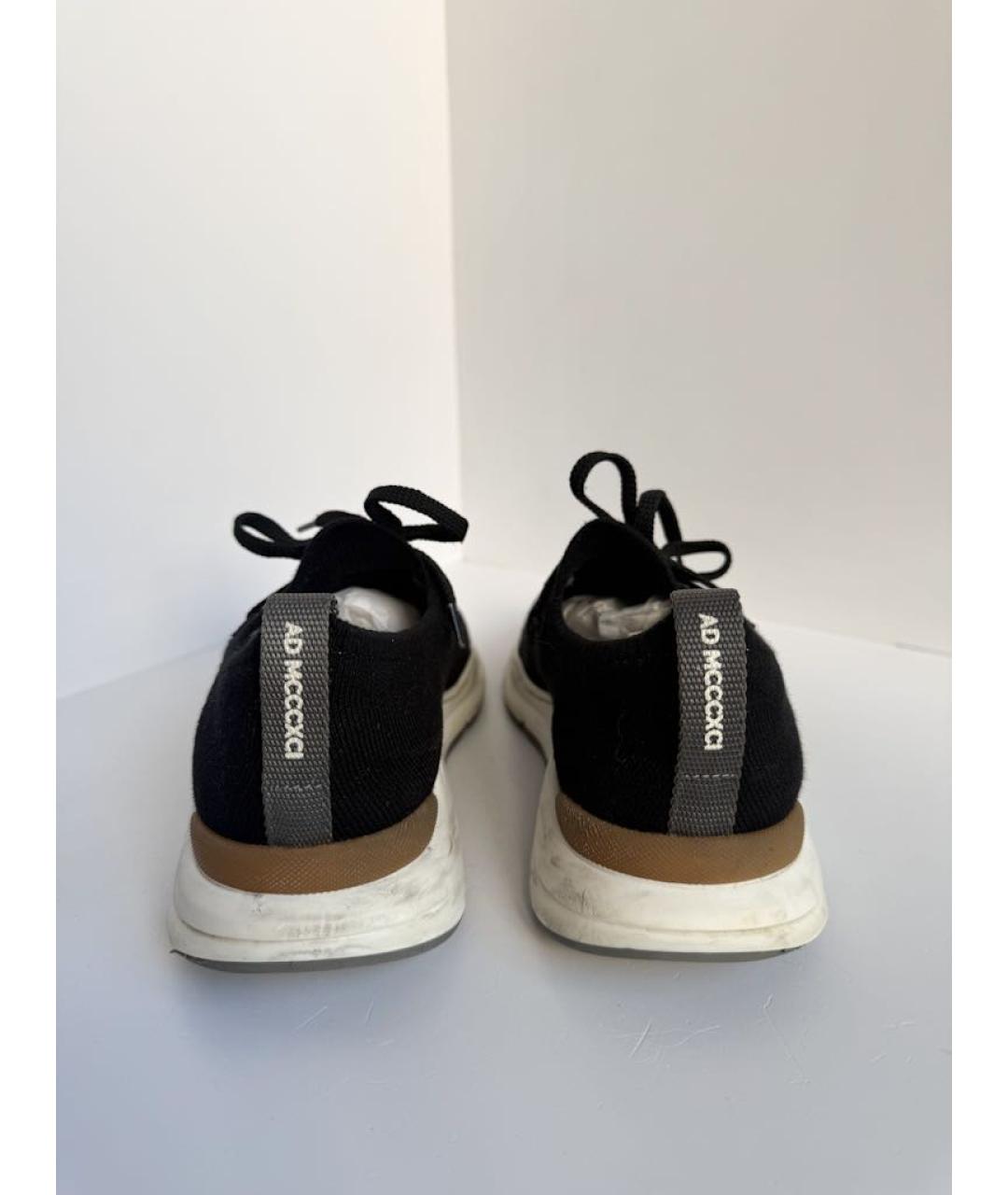 BRUNELLO CUCINELLI Черные текстильные кеды, фото 4