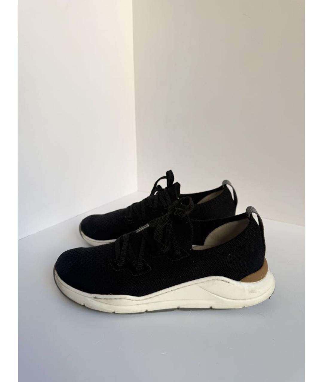 BRUNELLO CUCINELLI Черные текстильные кеды, фото 5