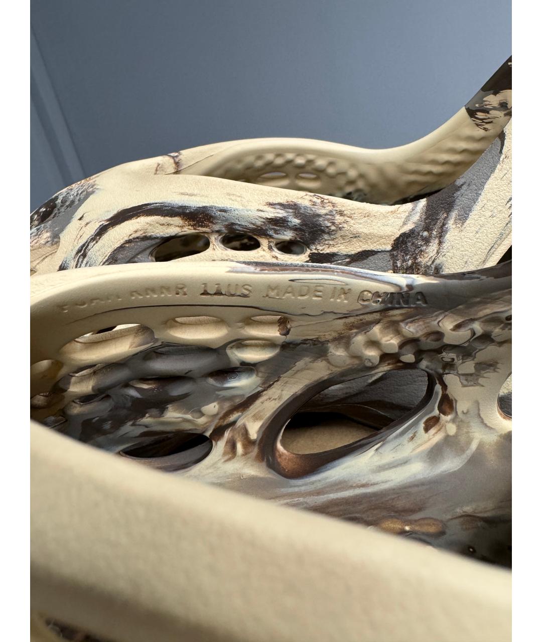 ADIDAS YEEZY Мульти резиновые шлепанцы, фото 4