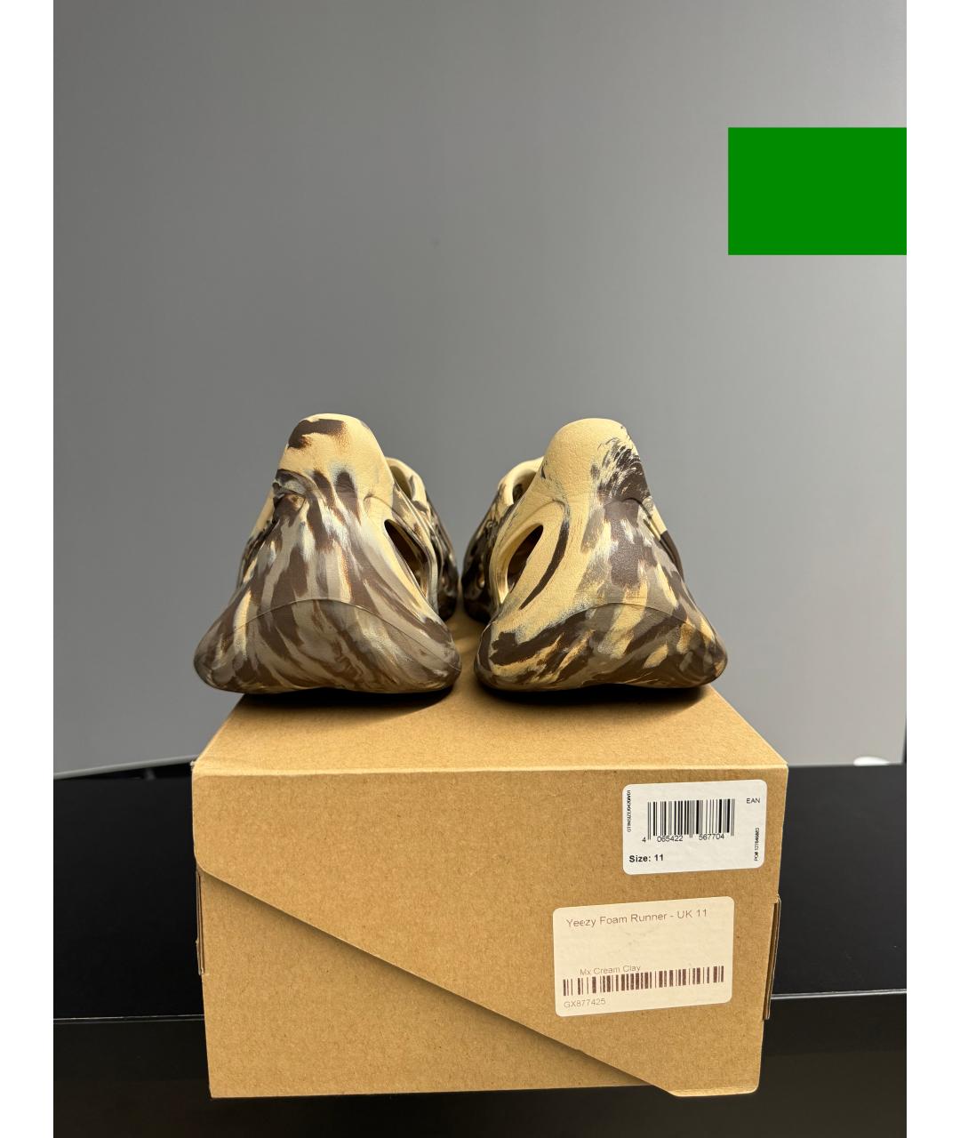 ADIDAS YEEZY Мульти резиновые шлепанцы, фото 6