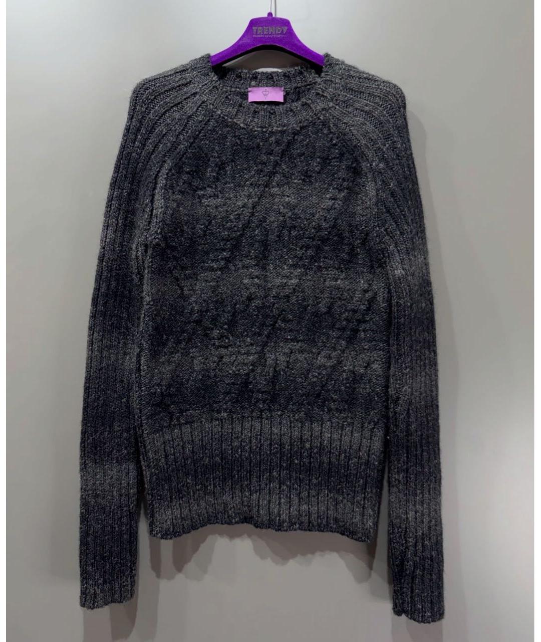 IRFE Антрацитовый шерстяной джемпер / свитер, фото 7