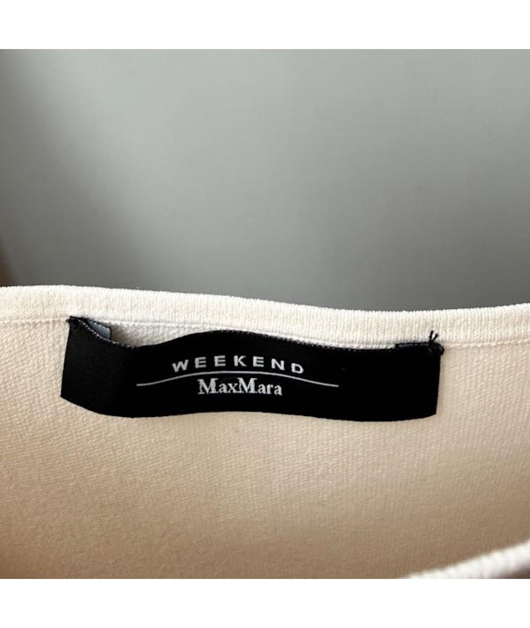 WEEKEND MAX MARA Белая майка, фото 4