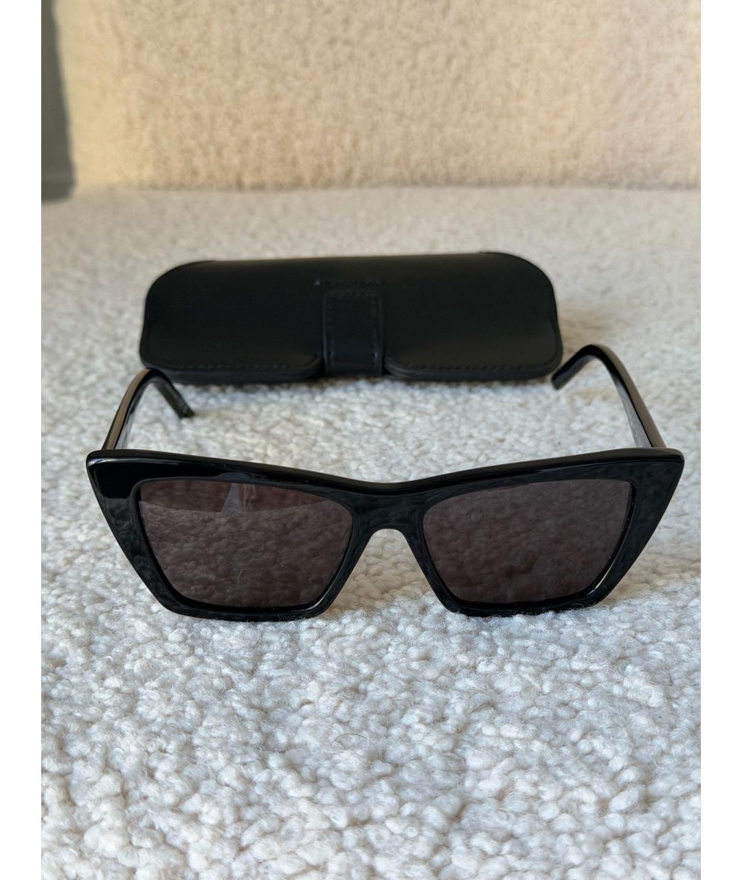 SAINT LAURENT Черные солнцезащитные очки, фото 2