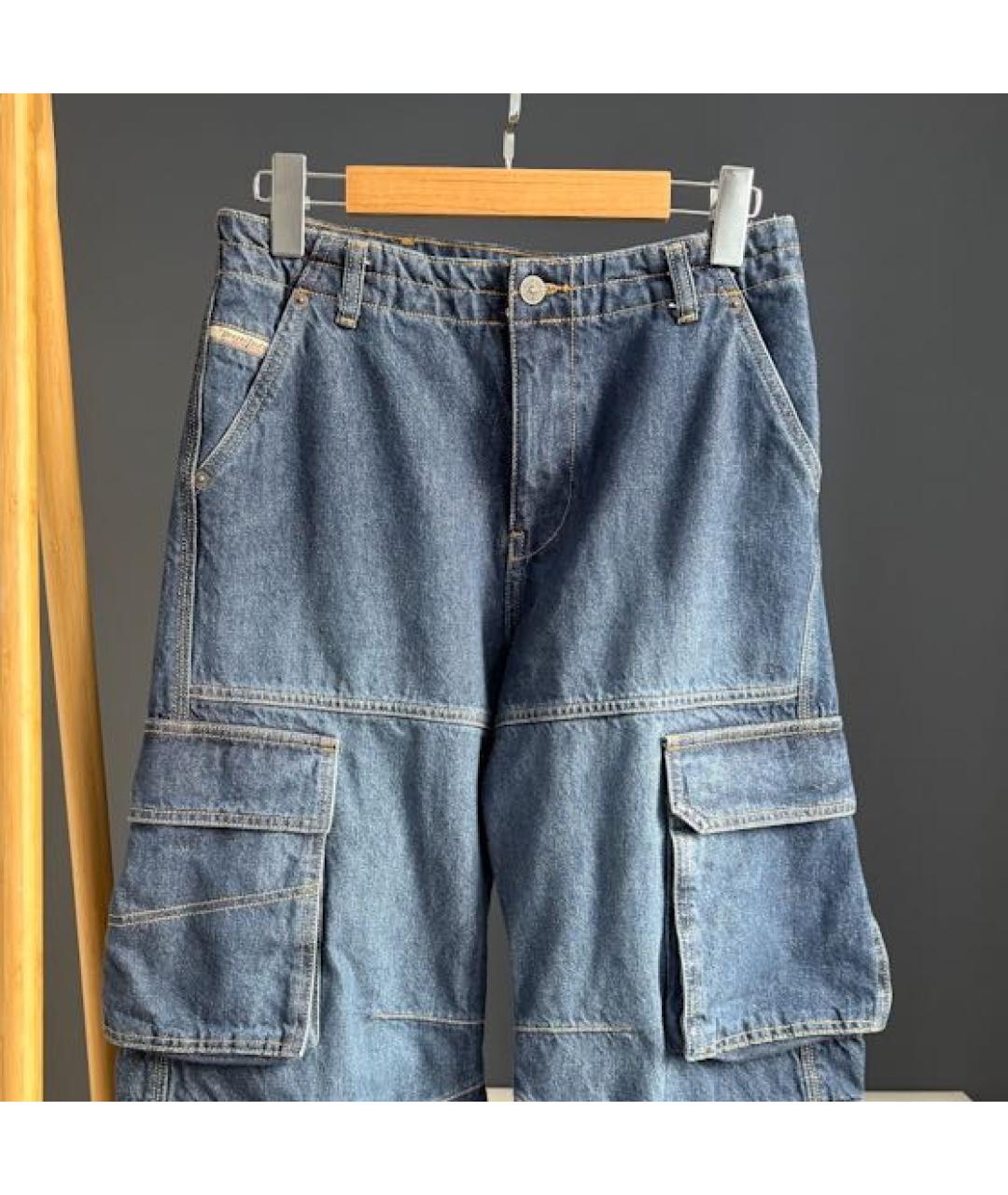 DIESEL Хлопковые прямые джинсы, фото 3