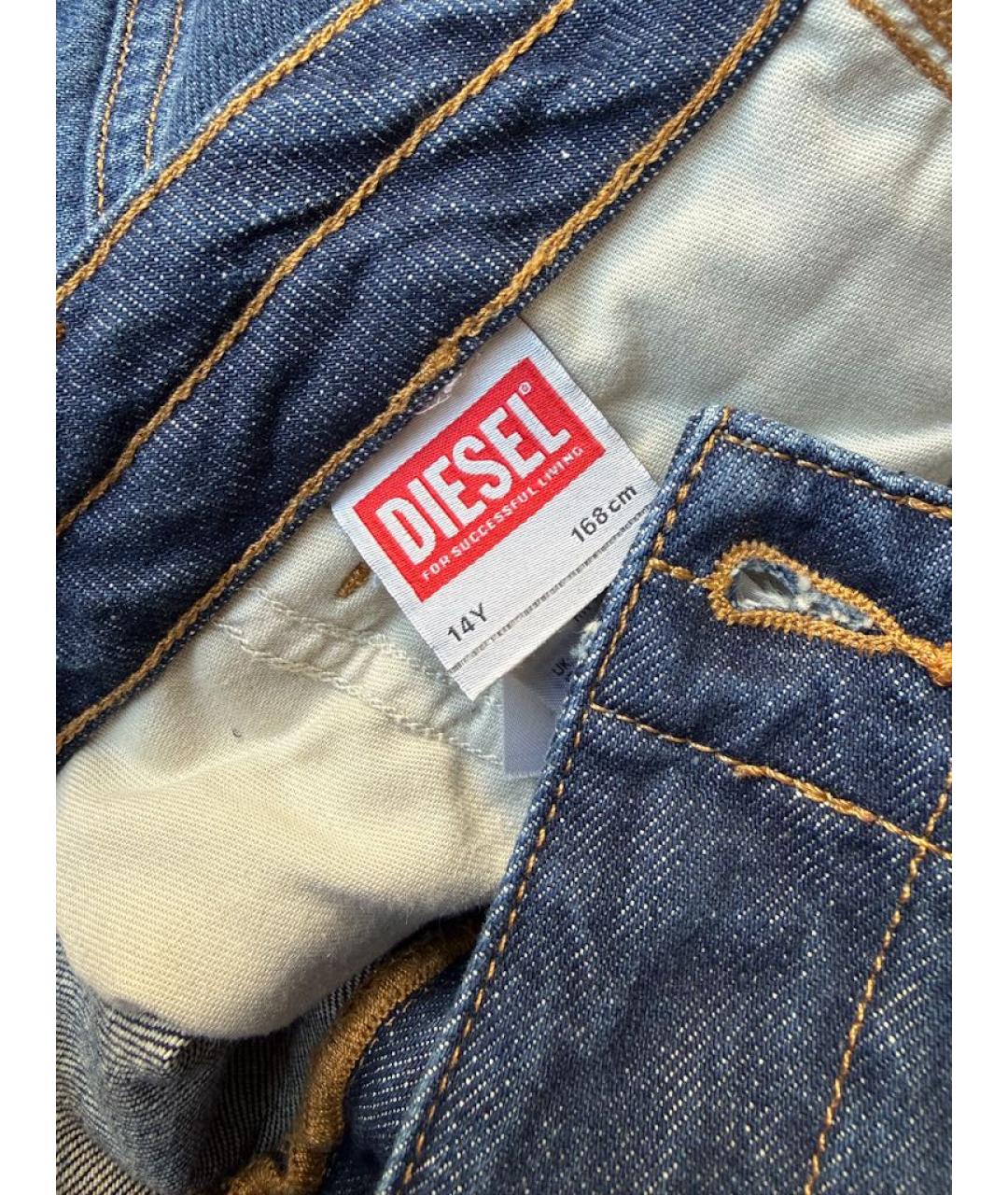 DIESEL Хлопковые прямые джинсы, фото 4