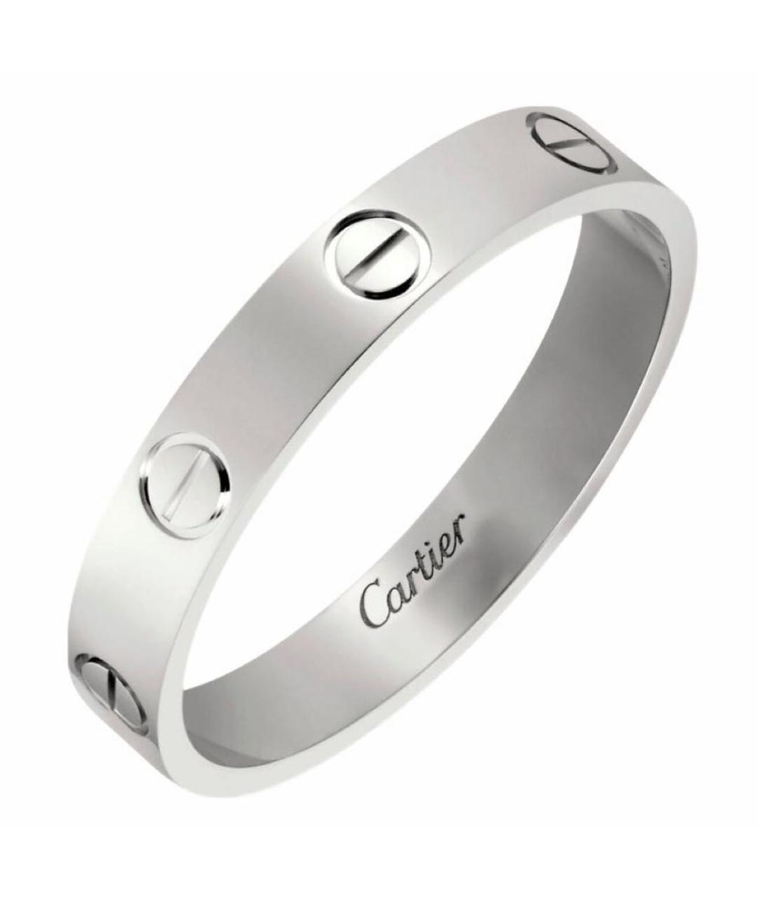 CARTIER Серебряное кольцо из белого золота, фото 1