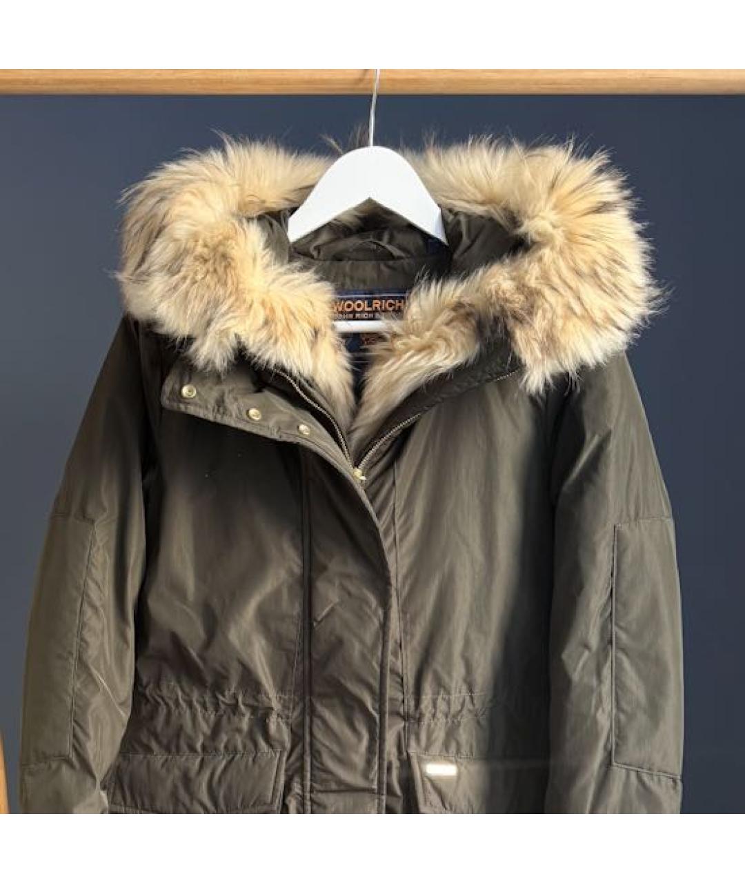 WOOLRICH Хаки пуховик, фото 4