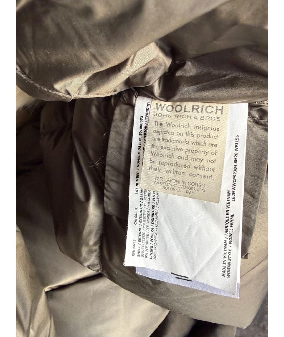 WOOLRICH Хаки пуховик, фото 2