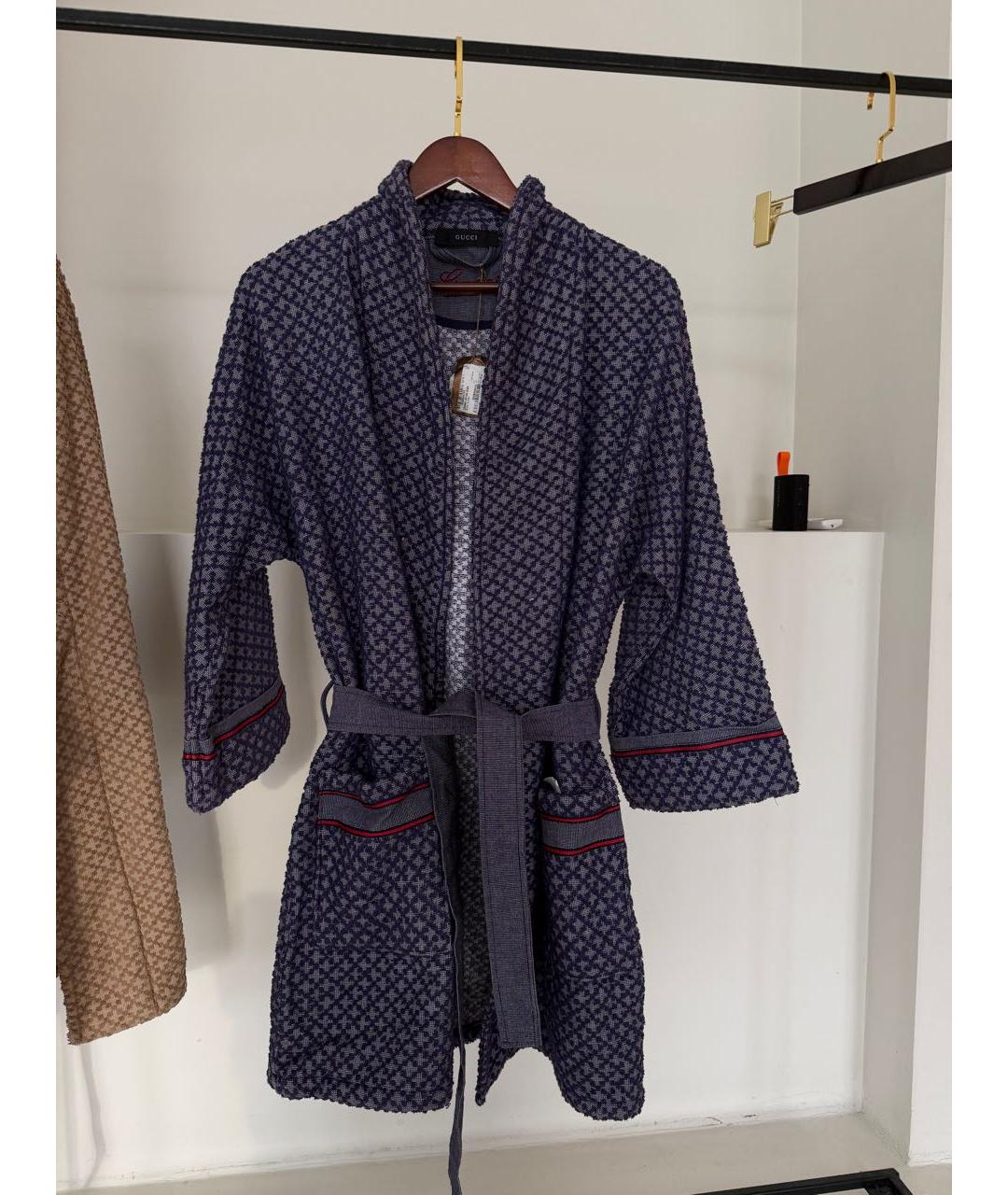 GUCCI Синий халаты, фото 3