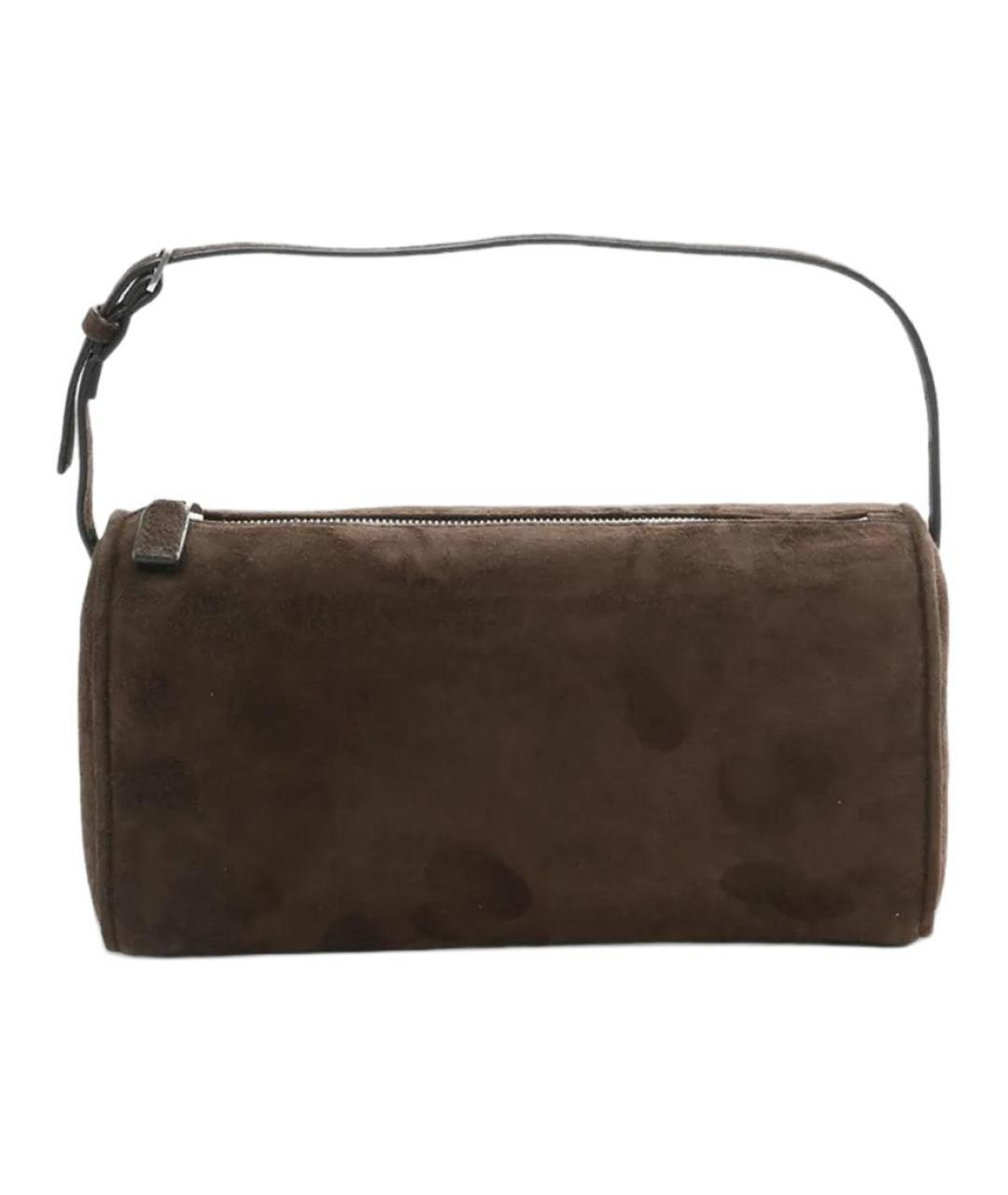 THE ROW Коричневая замшевая сумка через плечо, фото 1