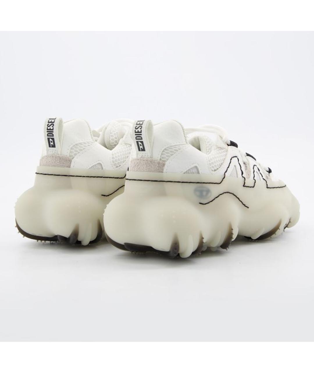 DIESEL Бежевые текстильные кроссовки, фото 3