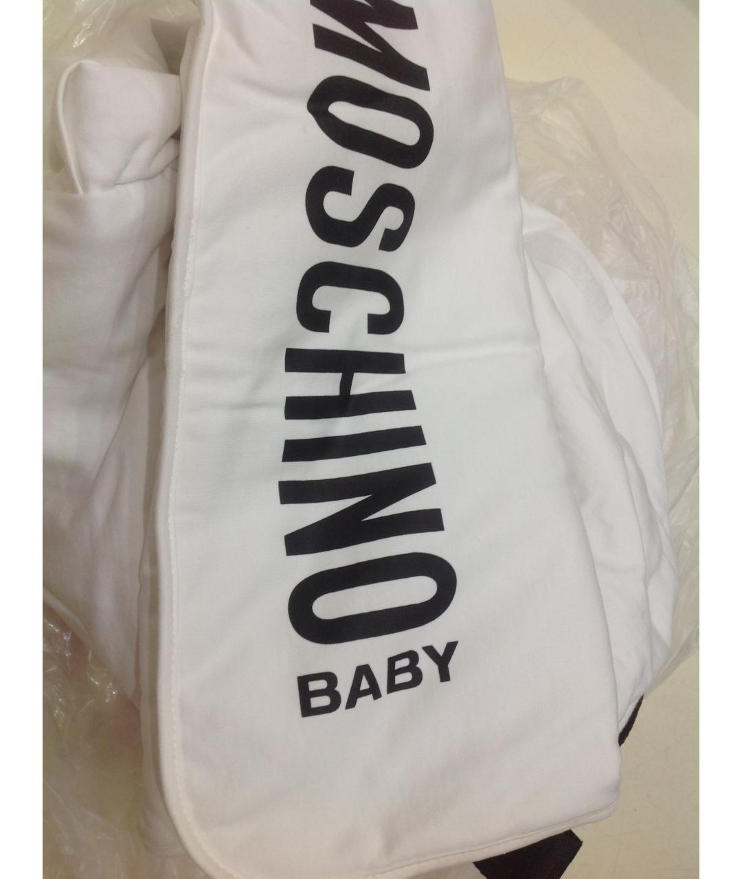 MOSCHINO Белая сумка через плечо, фото 9