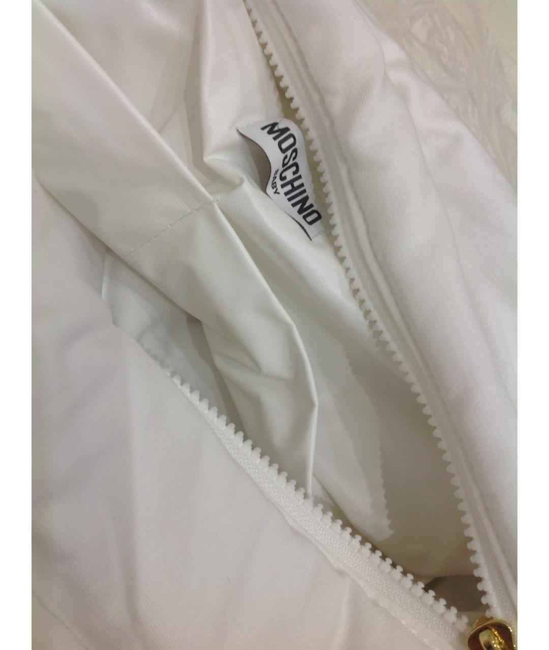 MOSCHINO Белая сумка через плечо, фото 8