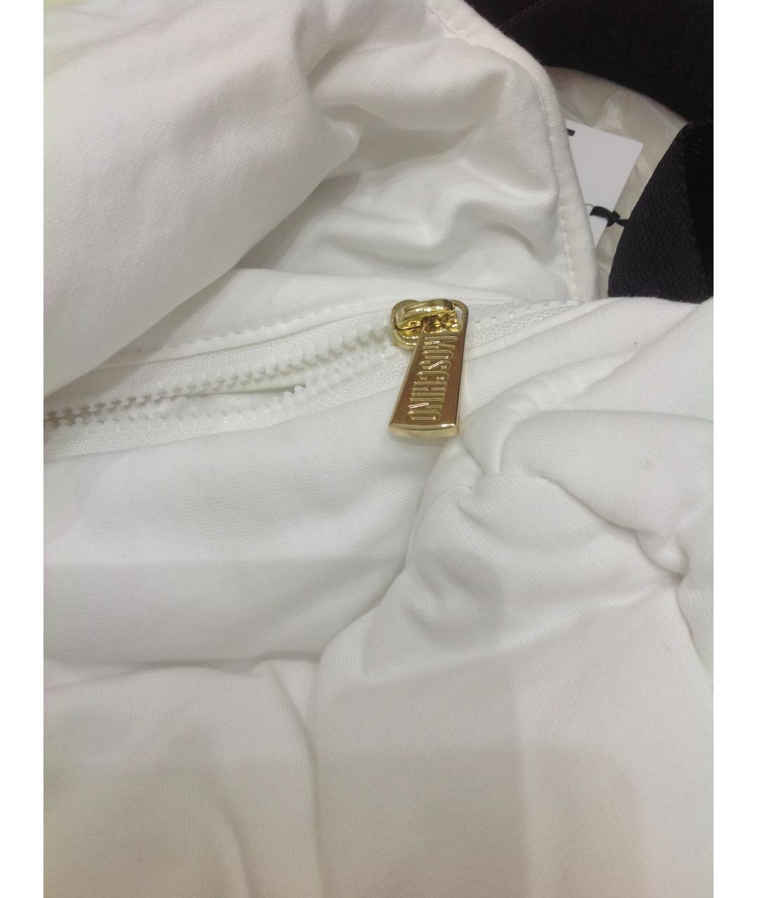 MOSCHINO Белая сумка через плечо, фото 7