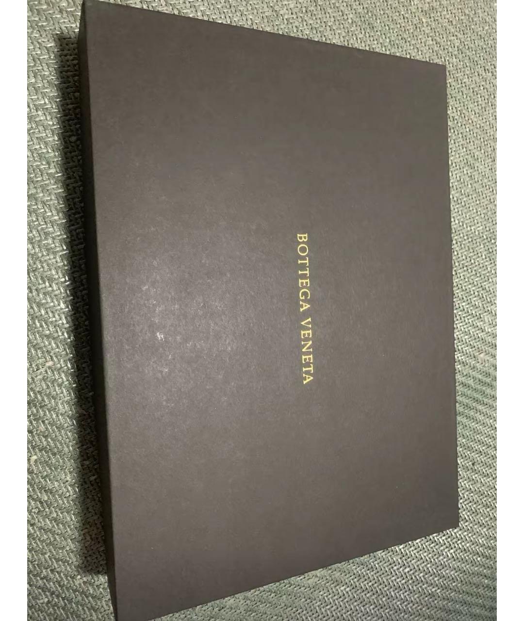 BOTTEGA VENETA Хаки кожаная сумка через плечо, фото 5