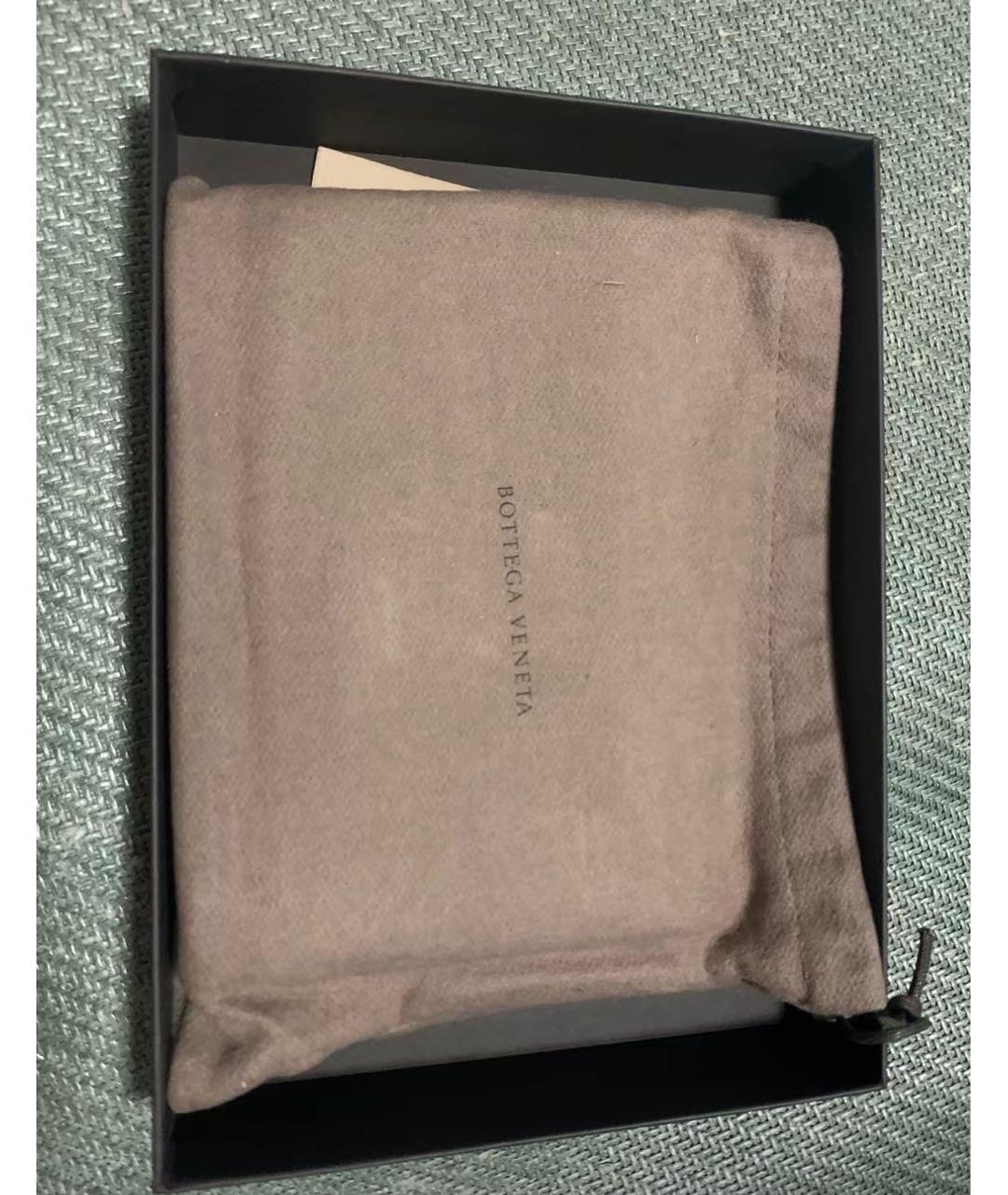 BOTTEGA VENETA Хаки кожаная сумка через плечо, фото 6