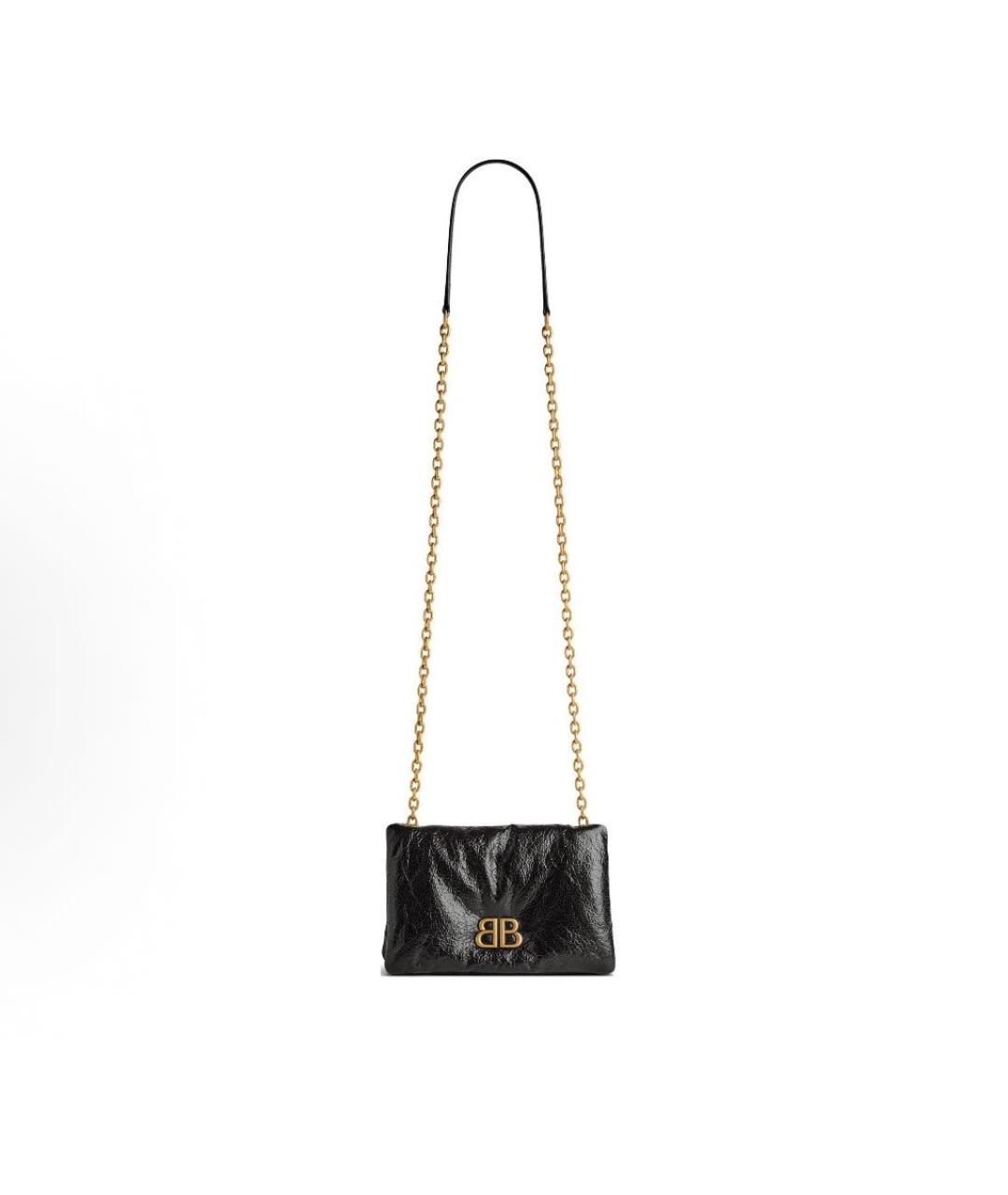 BALENCIAGA Черная сумка через плечо из лакированной кожи, фото 9
