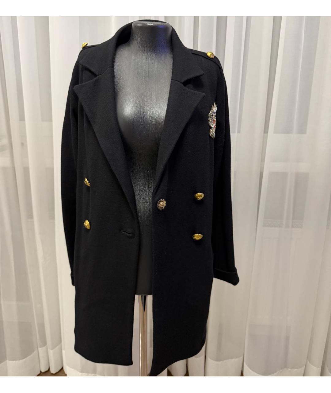 PINKO Черный полиэстеровый жакет/пиджак, фото 4