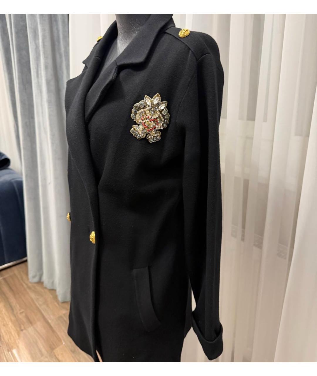 PINKO Черный полиэстеровый жакет/пиджак, фото 3