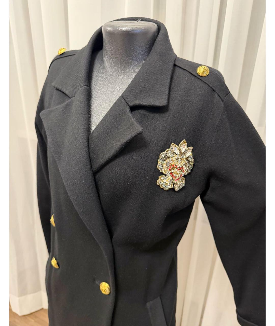 PINKO Черный полиэстеровый жакет/пиджак, фото 2