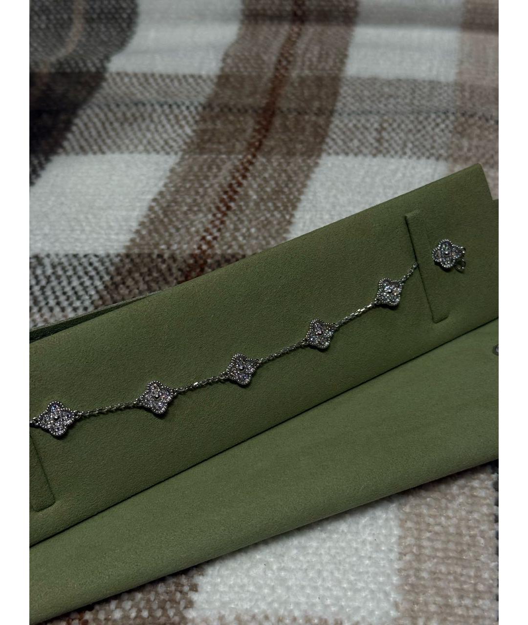 VAN CLEEF & ARPELS Серебрянный браслет из белого золота, фото 2