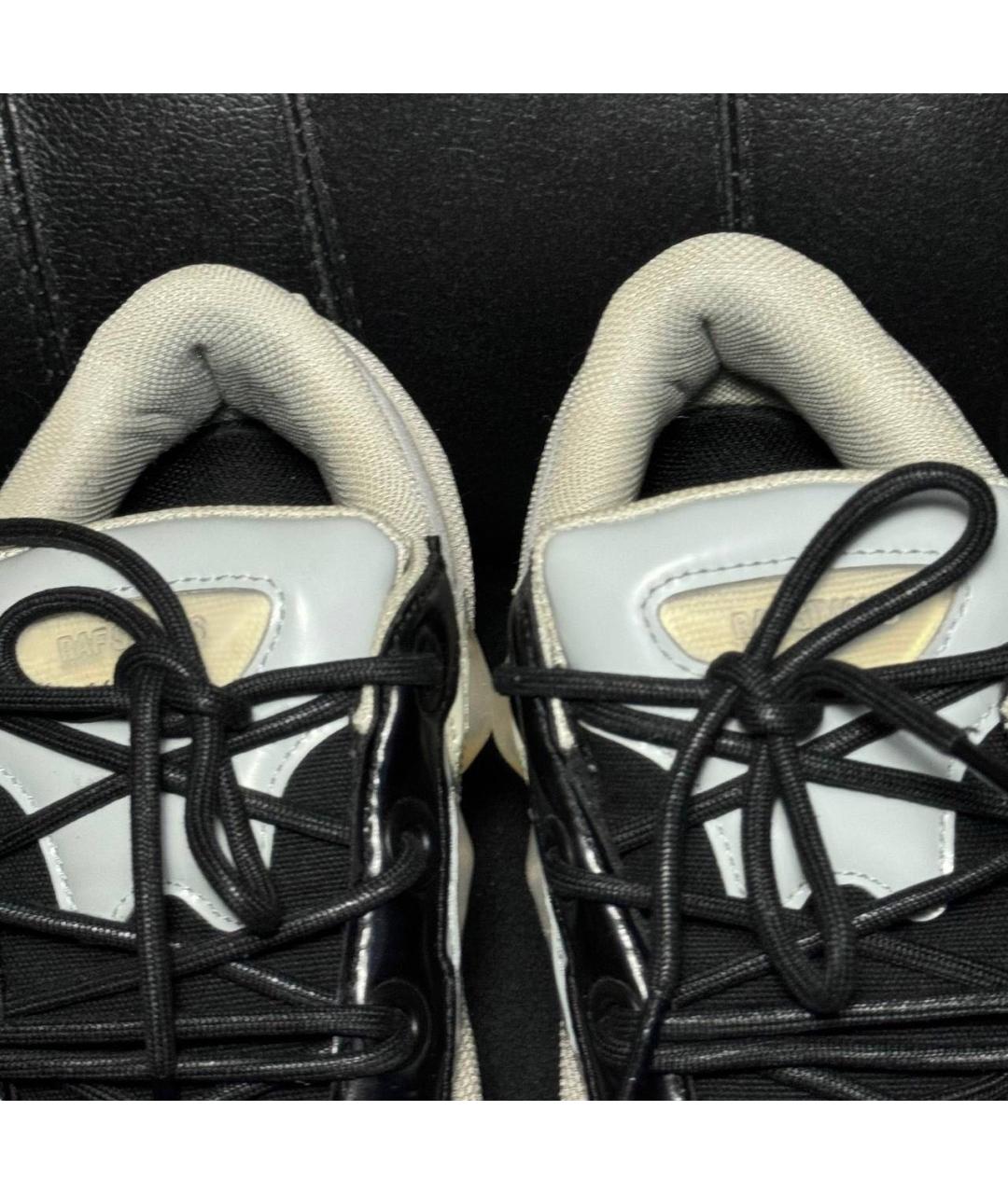 ADIDAS X RAF SIMONS Белые текстильные низкие кроссовки / кеды, фото 8