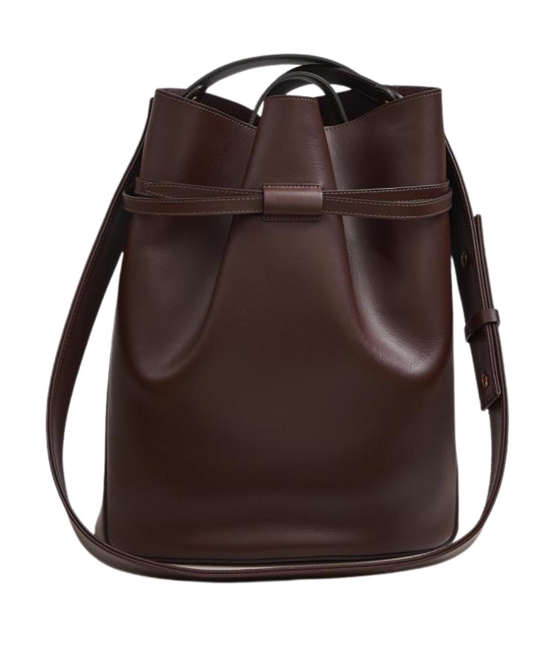 NEOUS Коричневая кожаная сумка через плечо, фото 1