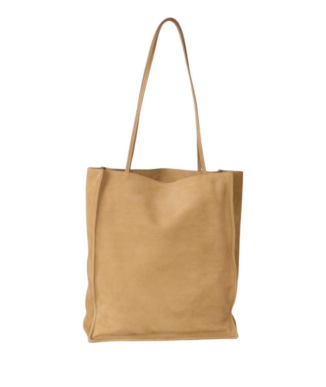 THE ROW Бежевая кожаная сумка через плечо, фото 1