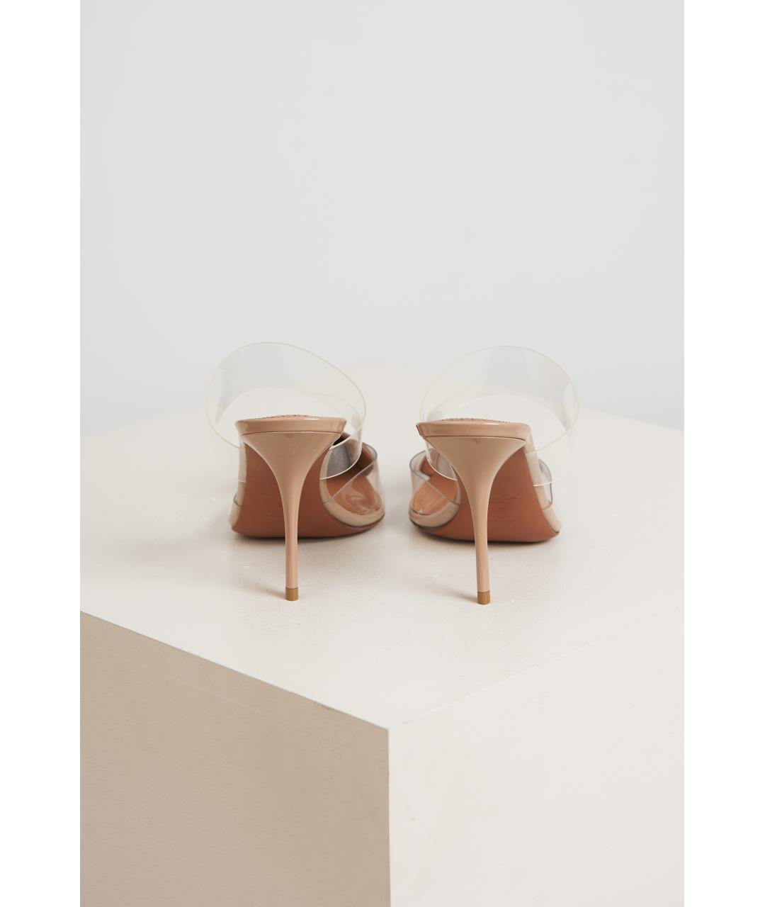 ALAIA Бежевые кожаные туфли, фото 4