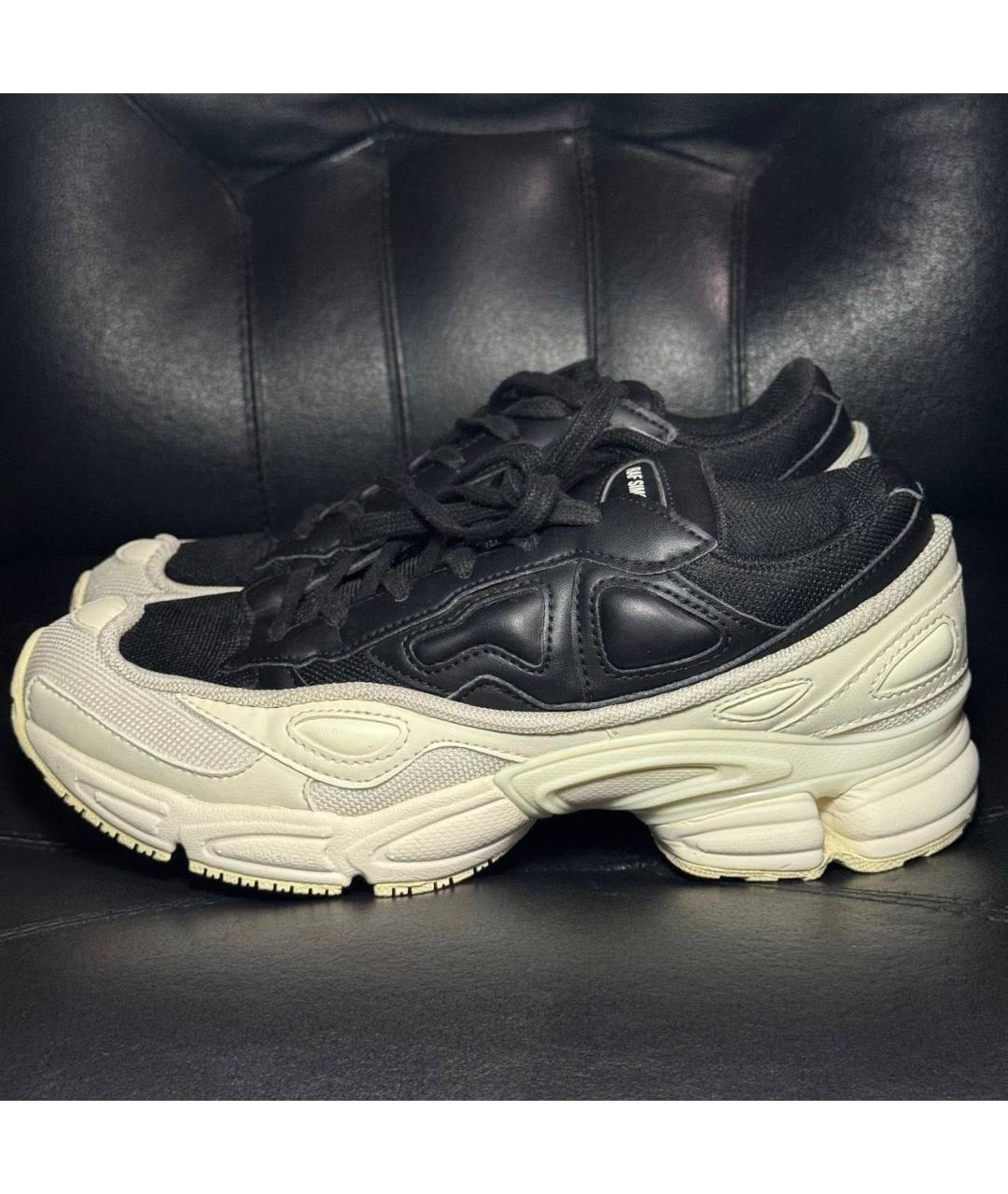 ADIDAS X RAF SIMONS Белые текстильные низкие кроссовки / кеды, фото 3