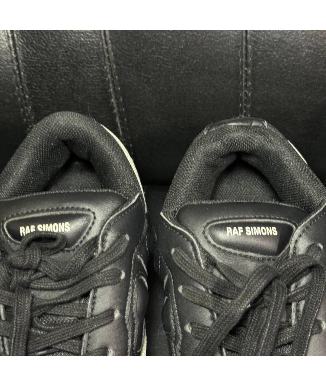 ADIDAS X RAF SIMONS Белые текстильные низкие кроссовки / кеды, фото 8