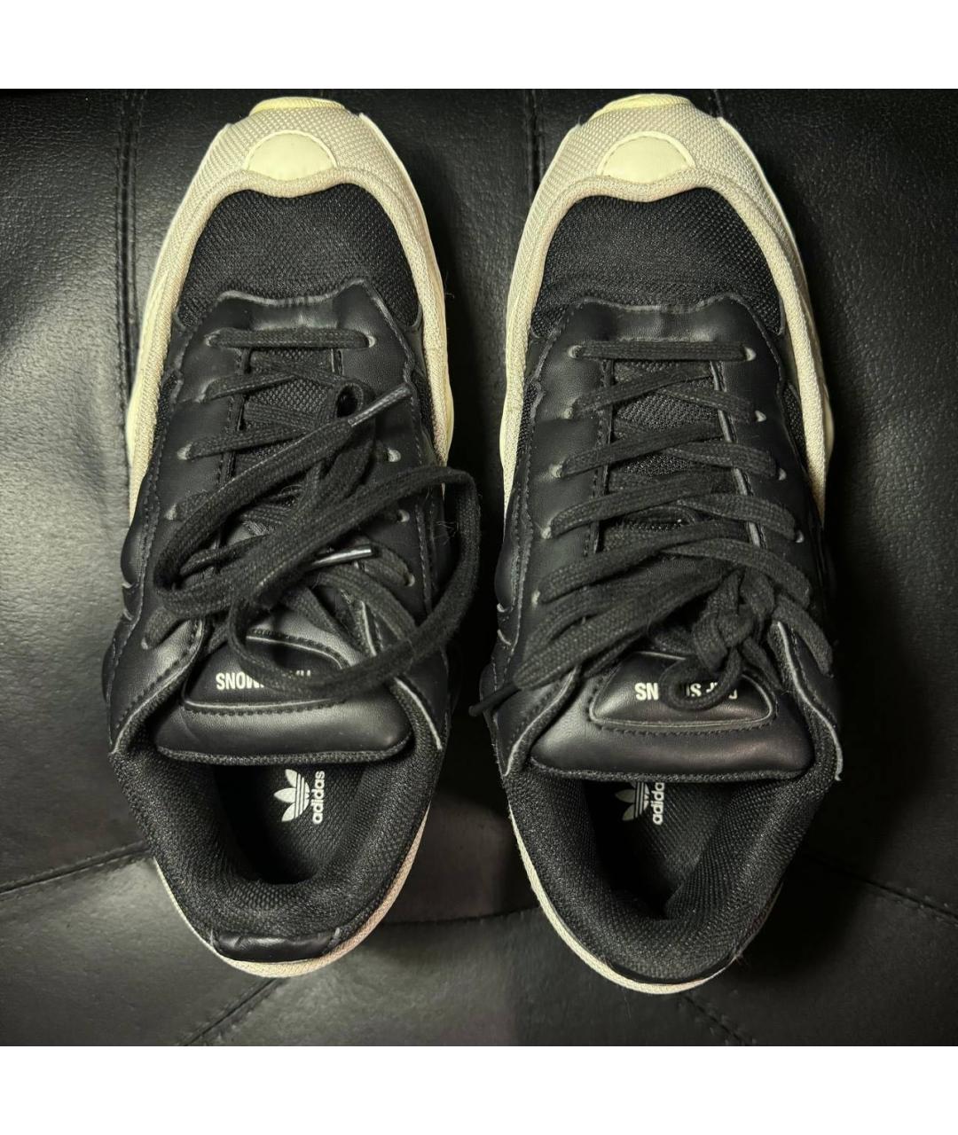 ADIDAS X RAF SIMONS Белые текстильные низкие кроссовки / кеды, фото 7