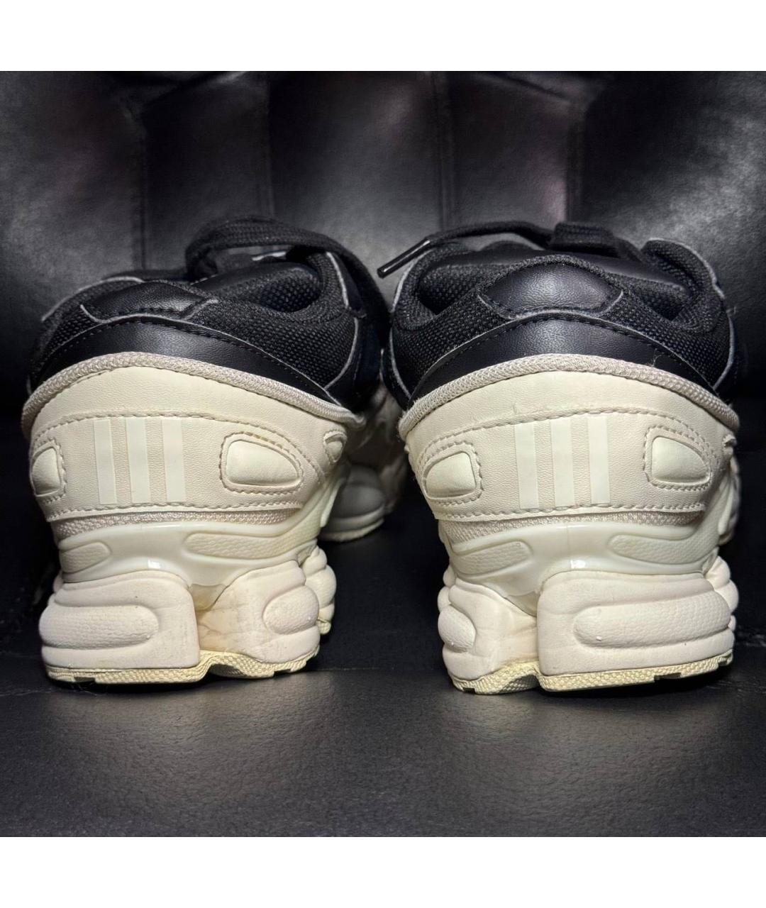 ADIDAS X RAF SIMONS Белые текстильные низкие кроссовки / кеды, фото 2