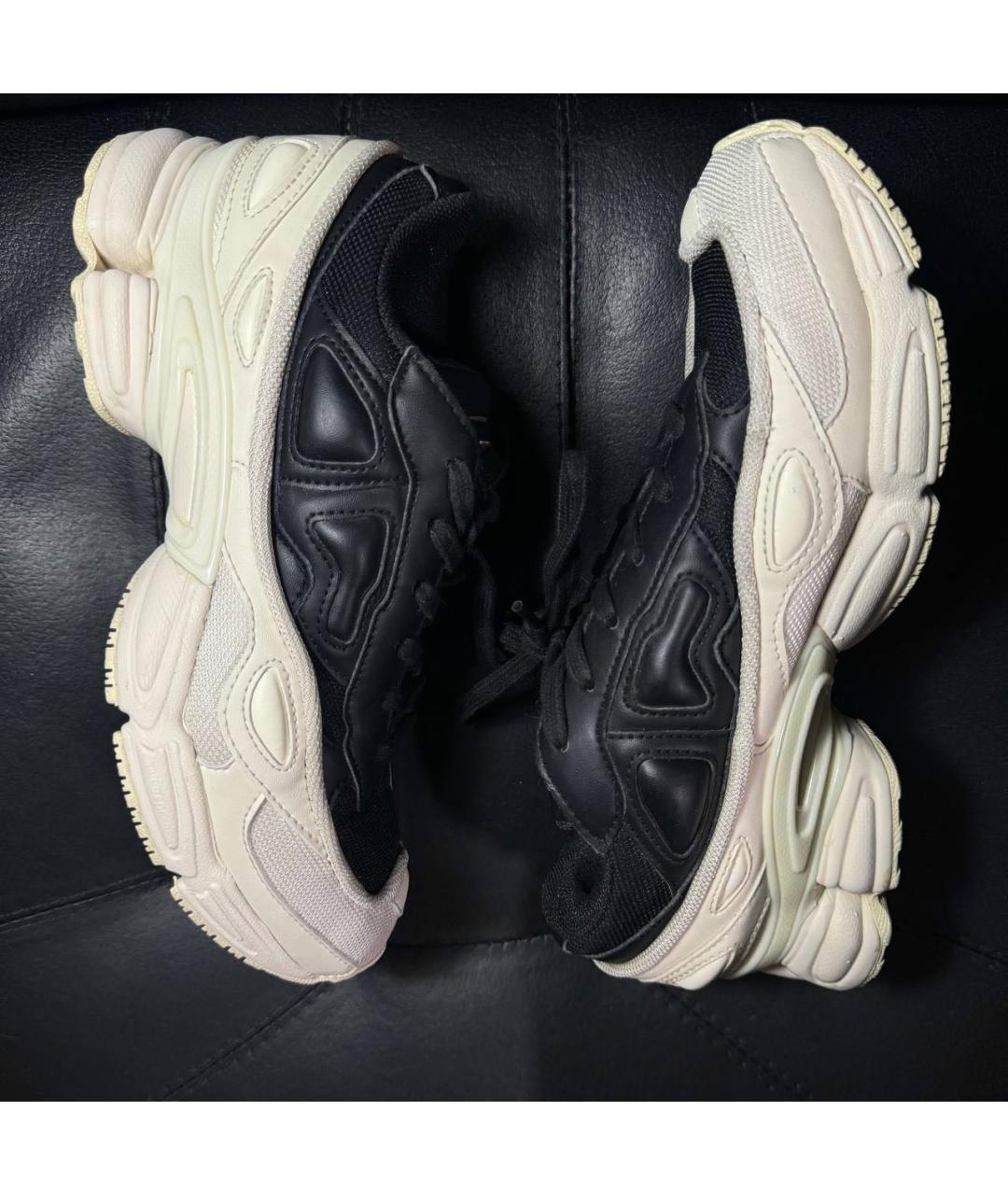 ADIDAS X RAF SIMONS Белые текстильные низкие кроссовки / кеды, фото 5