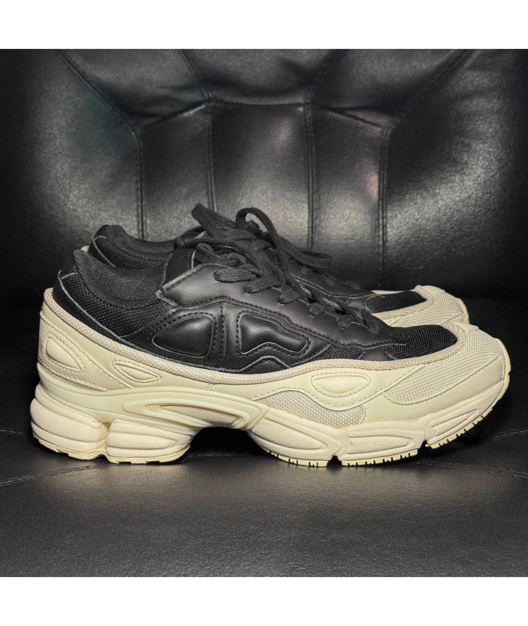 ADIDAS X RAF SIMONS Белые текстильные низкие кроссовки / кеды, фото 9