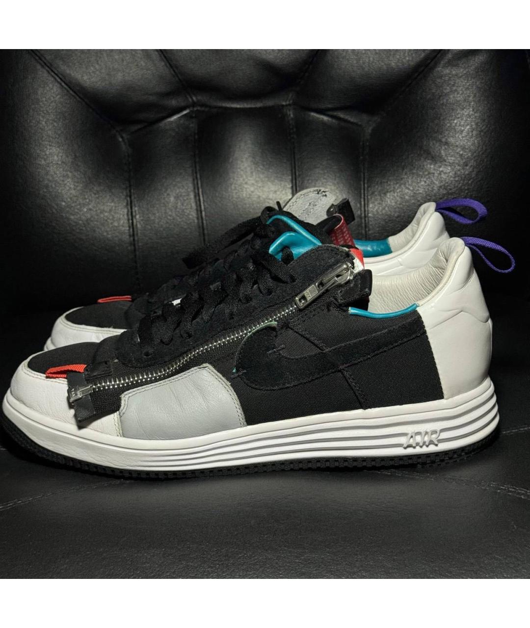 ACRONYM® Белые кожаные низкие кроссовки / кеды, фото 3