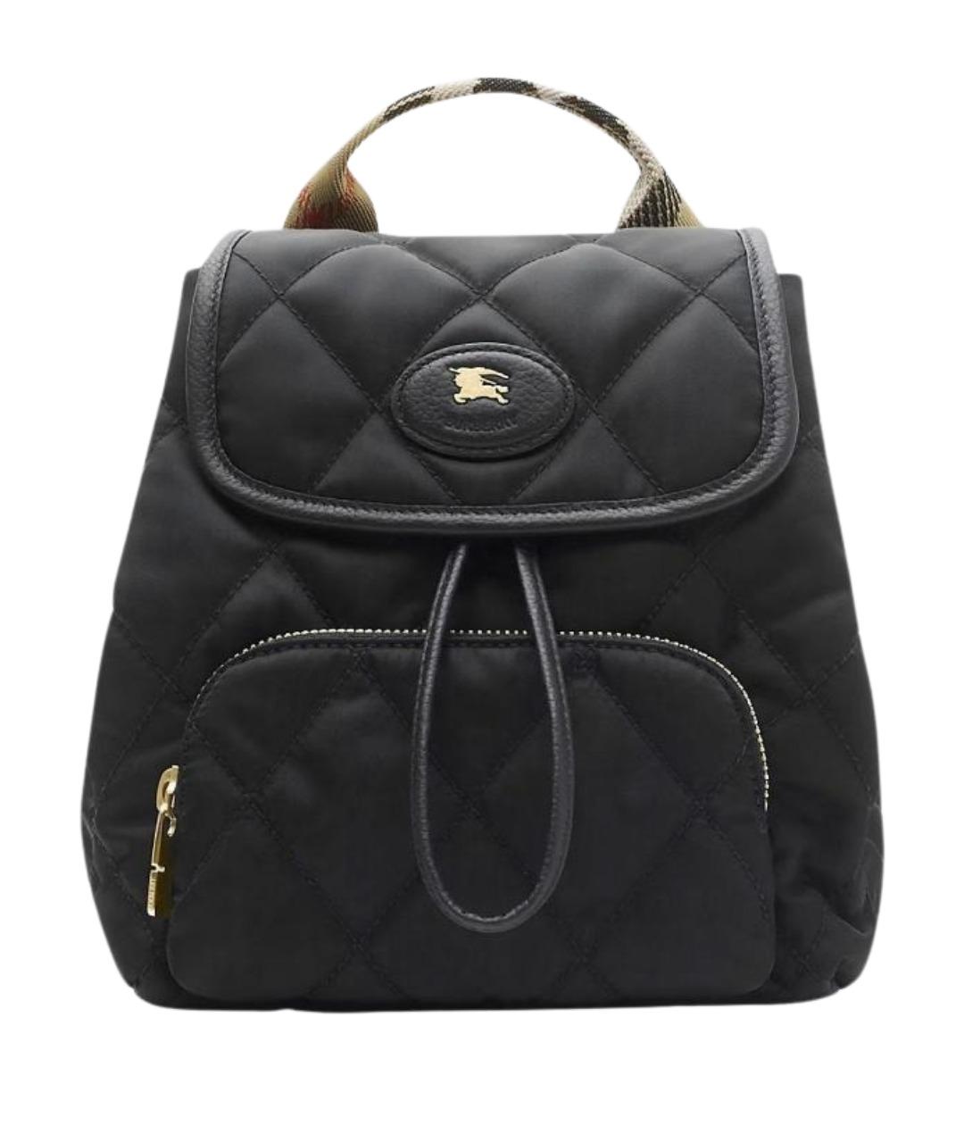 BURBERRY Черный тканевый рюкзак, фото 1