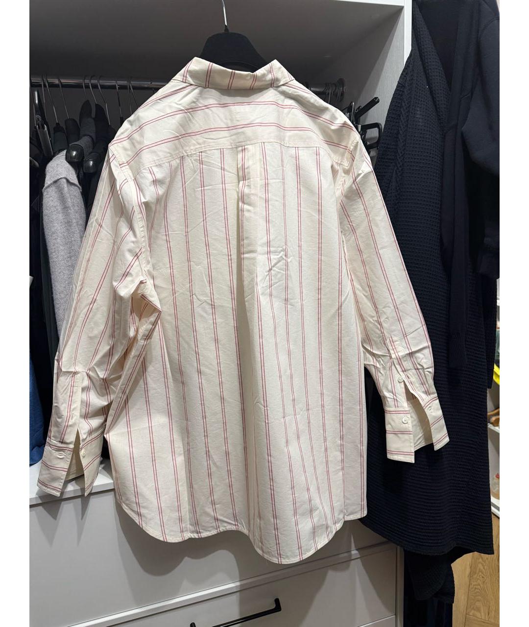 TOTEME Бежевая хлопковая рубашка, фото 2