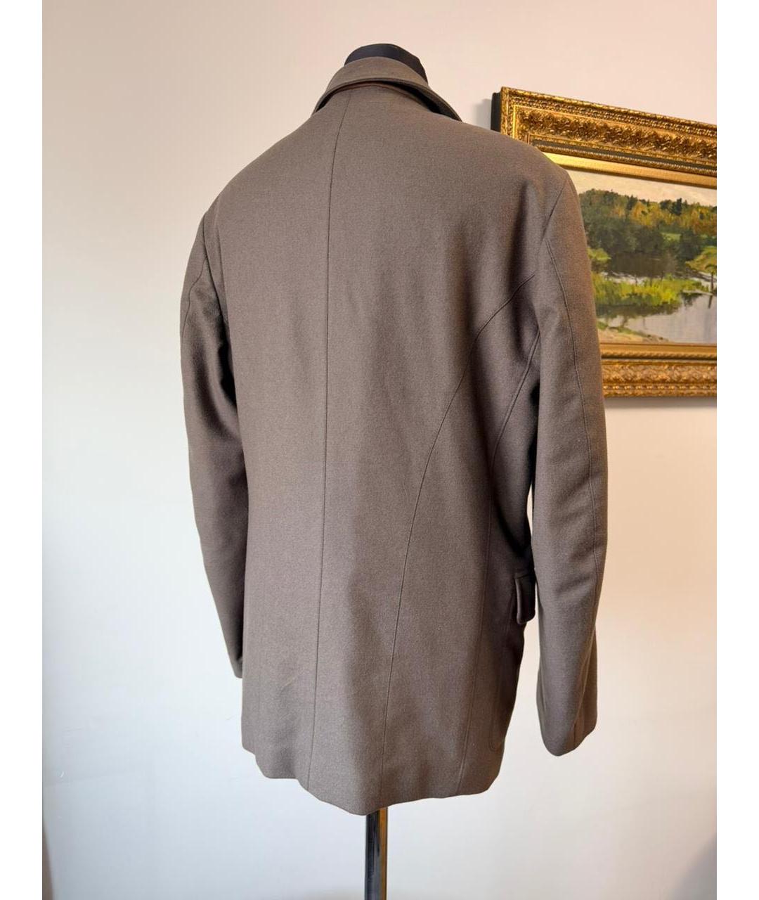 LORO PIANA Бежевый кашемировый жакет/пиджак, фото 2