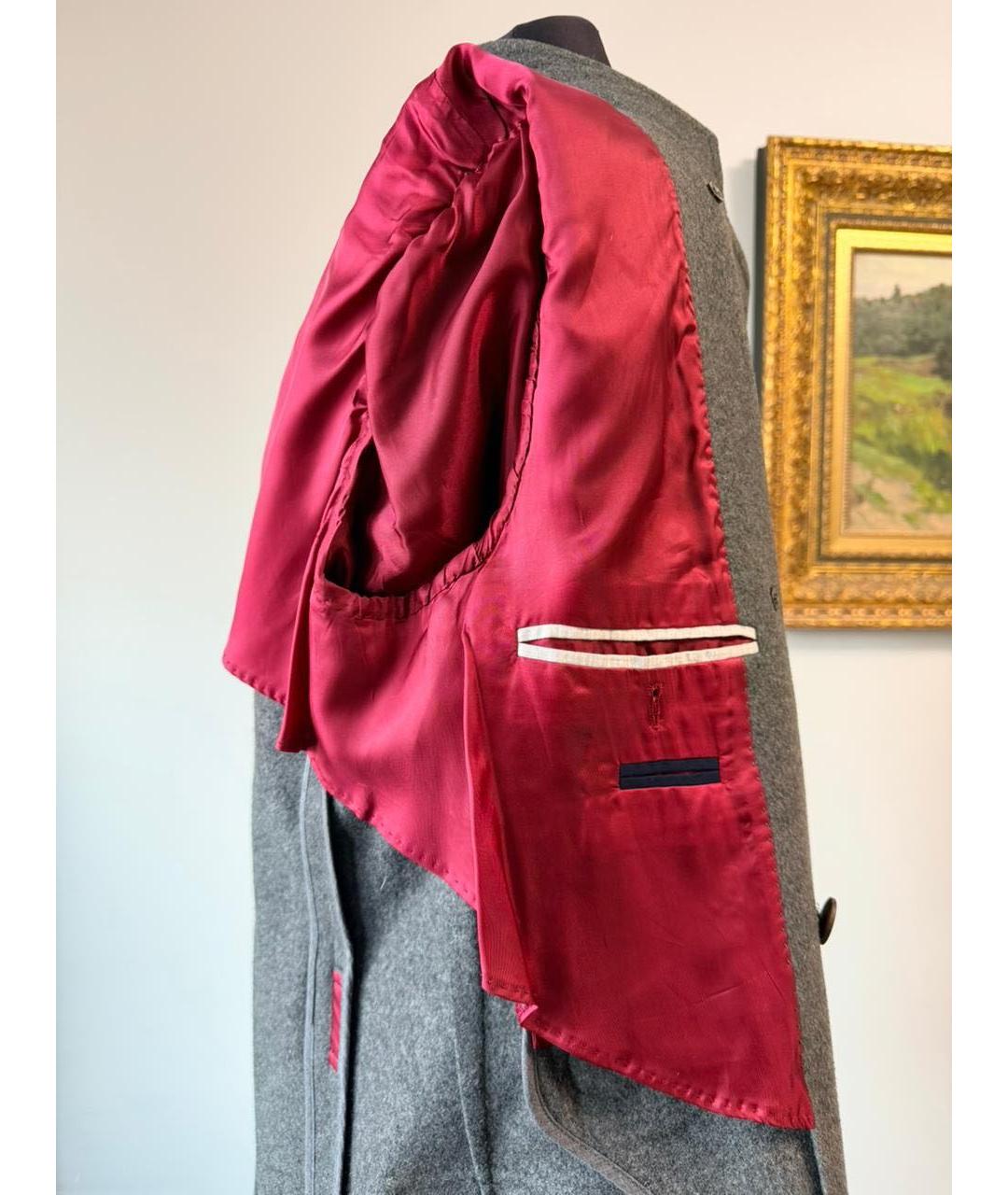 BRUNELLO CUCINELLI Серое кашемировое пальто, фото 3