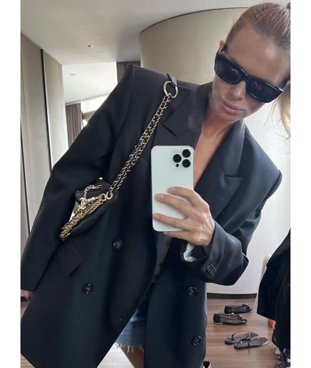 PERVERT Черный шерстяной костюм с брюками, фото 3